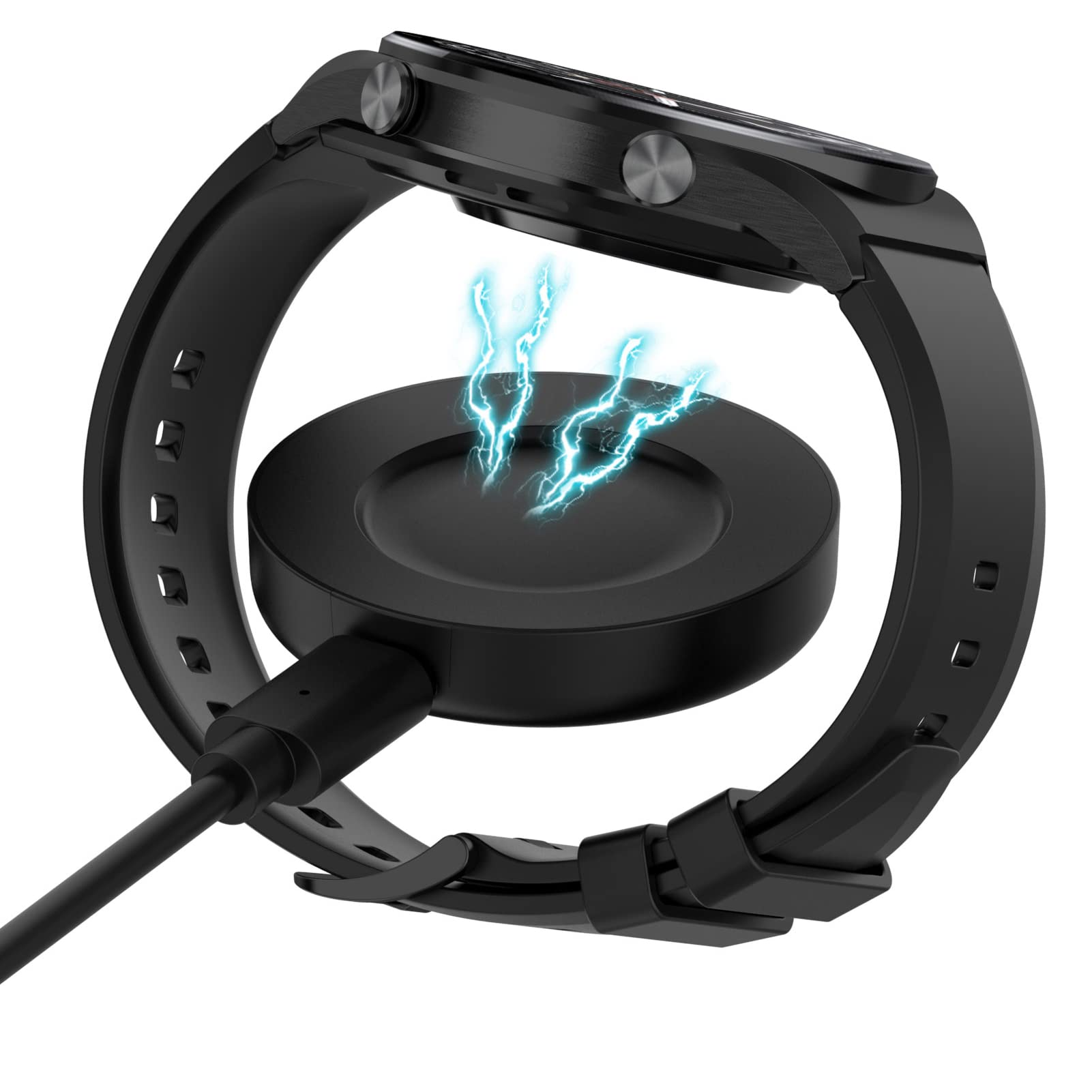Disscool Magnetic Wireless Charging Dock Cable for Xiaomi Watch S1 (M2108W1) - USB Charger Stand Accessory (1m/0.98ft) | Fast Charging, Secure Magnetic Connection | Perfect for Home, Office & Travel Use