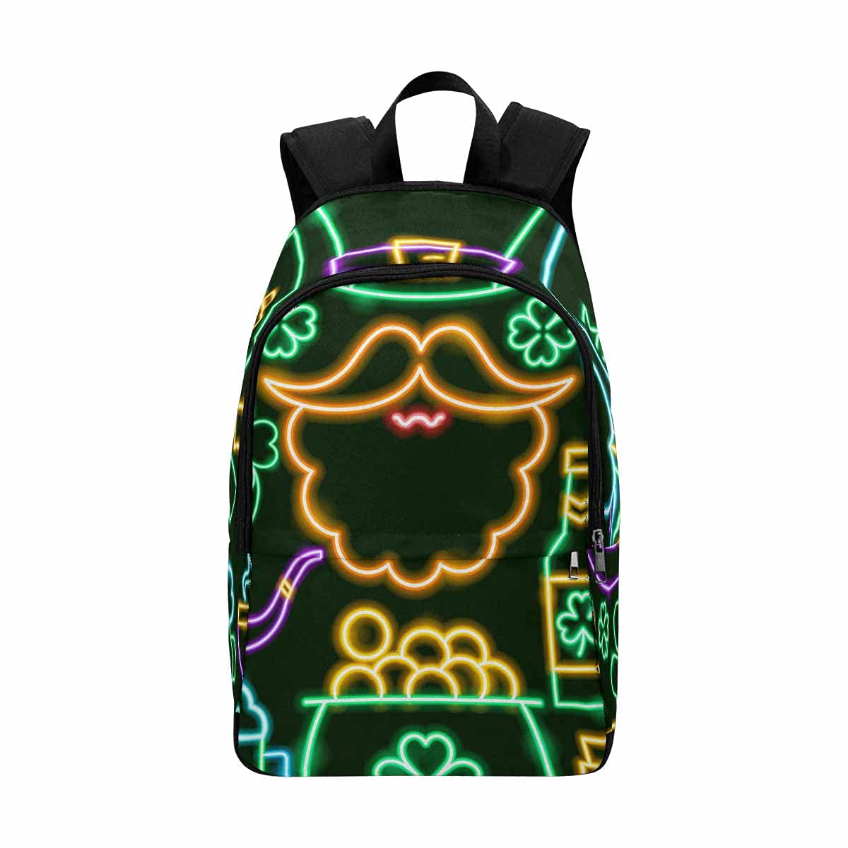 Lightweight School Backpack for College Students - Durable Travel Rucksack with Saint Patrick's Day Design | Perfect for Campus, Commuting & Day Trips
