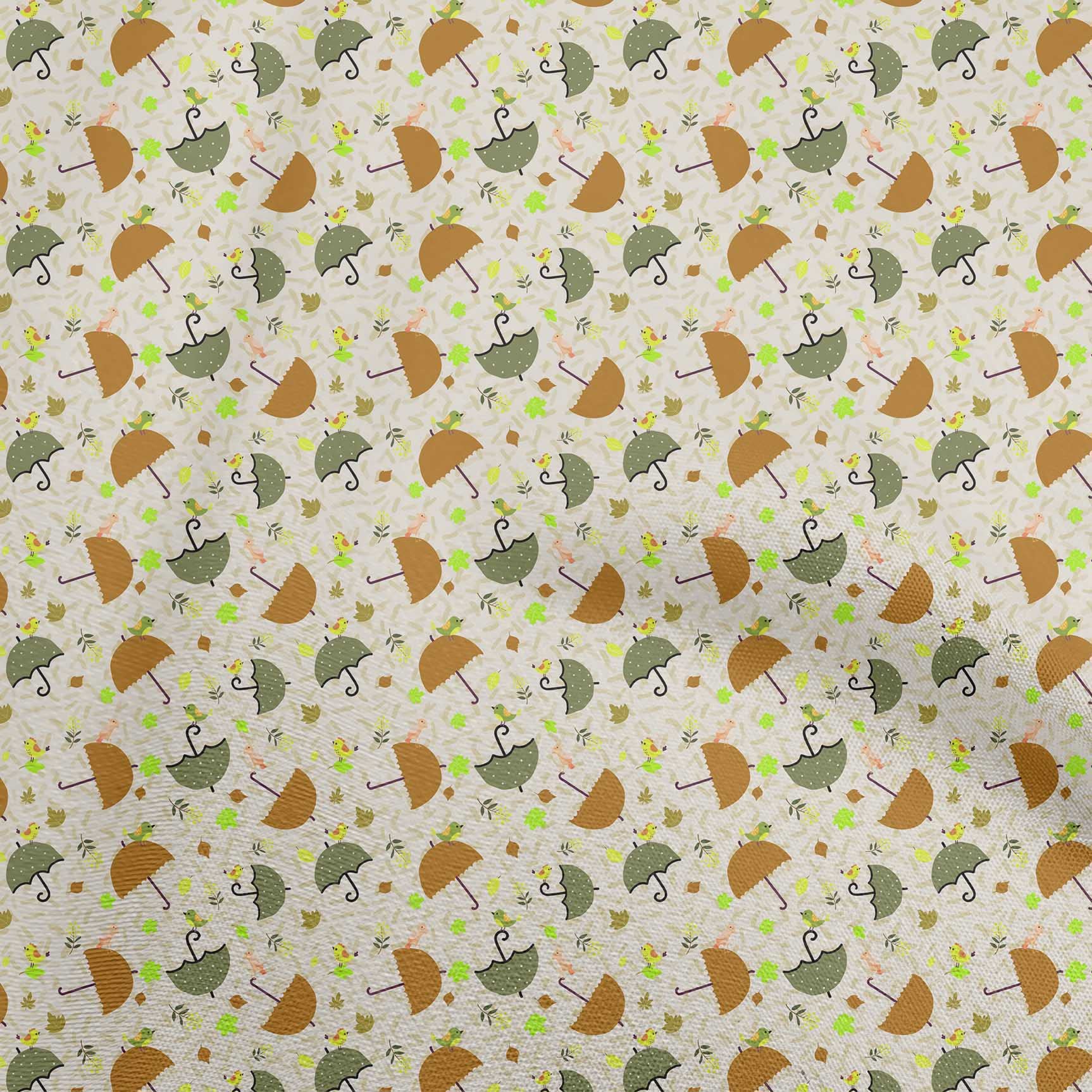 oneOone Rayon Beige Fabric - 56 Inch Wide Printed Sewing Material for DIY Clothing & Crafts | Perfect for Autumn Dresses, Blouses & Home Decor Projects