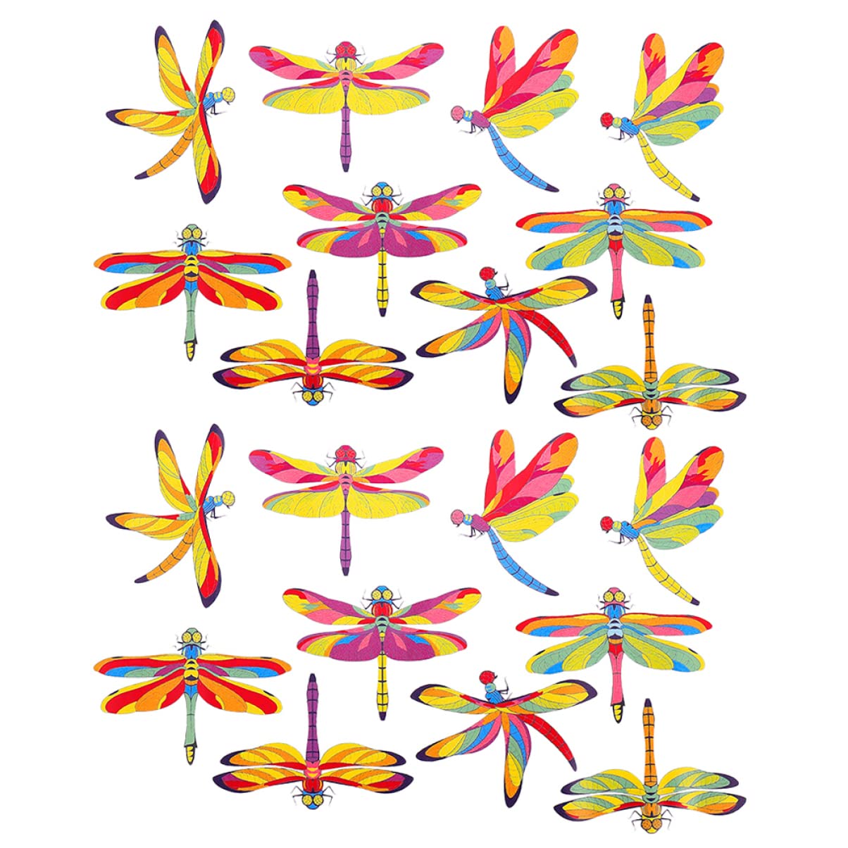IMIKEYA Dragonfly Anti-Collision Window Decals - 10Pcs Bird Deterrent Stickers for Home & Office Windows | Prevent Bird Strikes with UV Reflective Safety Decals | Perfect for Glass Doors, Skyscrapers & Bird-Friendly Buildings