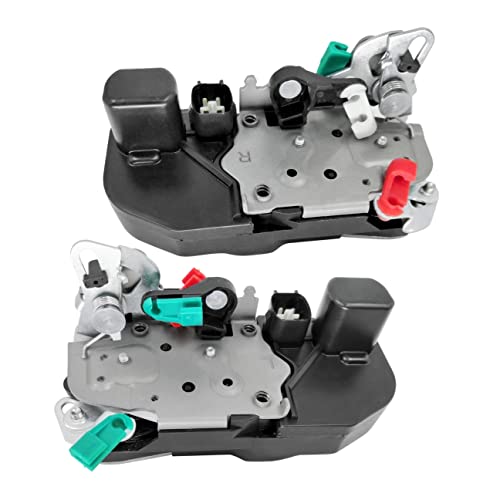 2PCS Rear Left & Right Door Lock Actuator Motor Replacement for 2003-2008 Dodge Ram 1500 & 2003-2010 Ram 2500/3500 Pickup Trucks - Compatible with Part Numbers 931-645 & 931-644 - Fix Power Locks & Secure Your Vehicle