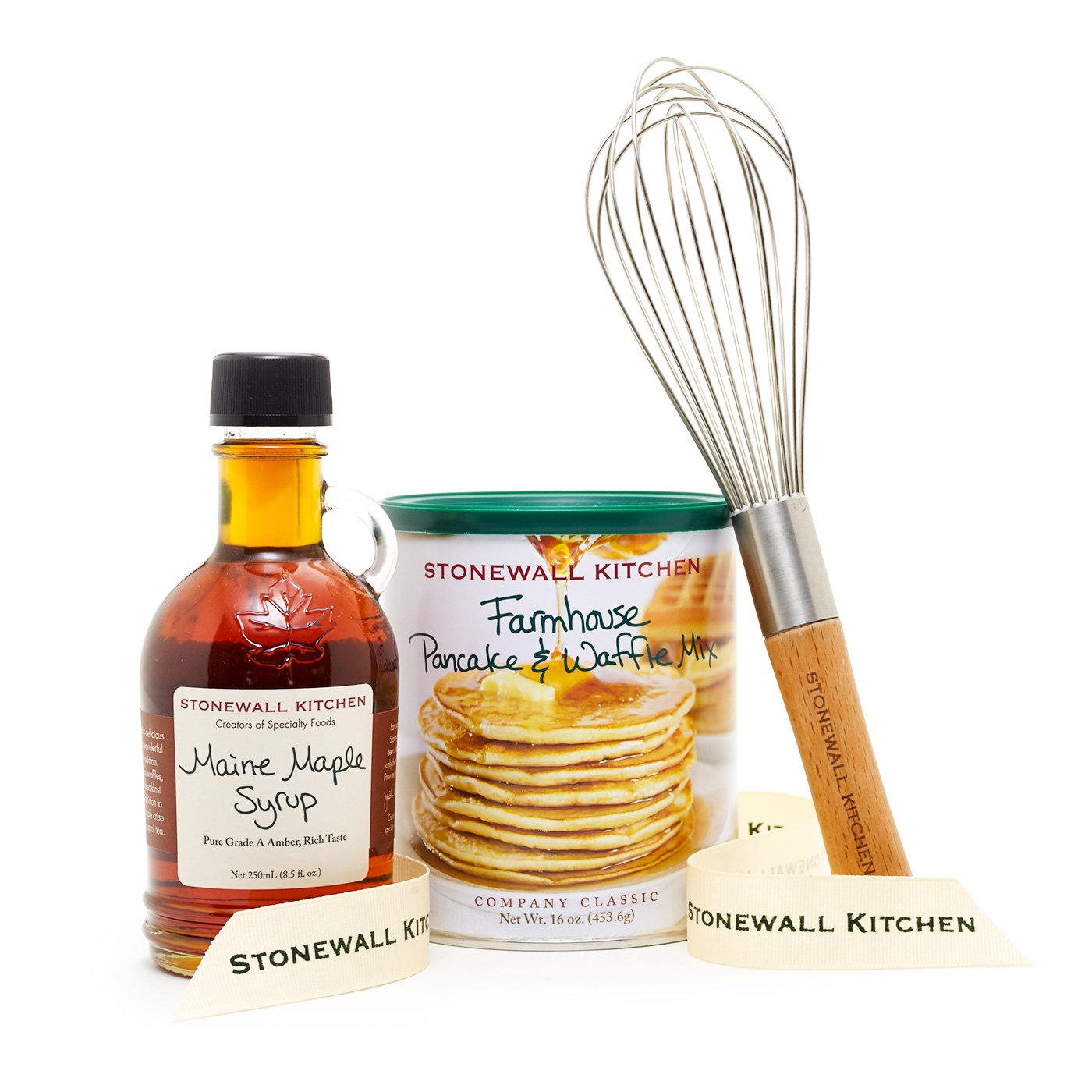 Stonewall Kitchen Breakfast Gift Set - Assorted Jams, Syrups & Spreads - Perfect for On-the-Go Breakfast, Office Snacks & Holiday Gifting