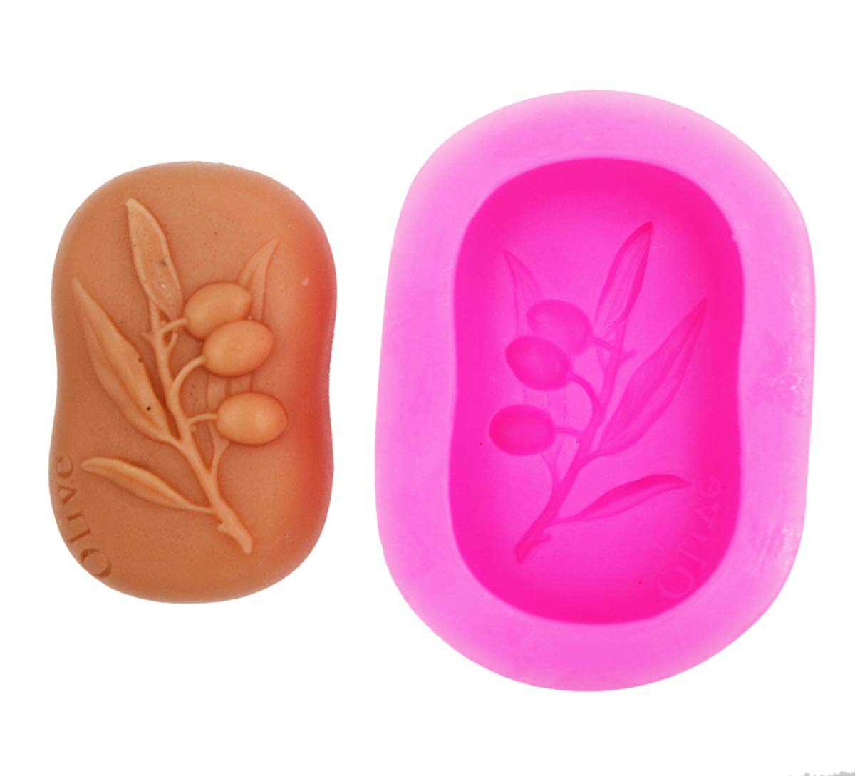 Premium Silicone Olive Soap Molds for DIY Handmade Soap Making - Perfect for Crafting, Bath Bombs, and Homemade Gifts