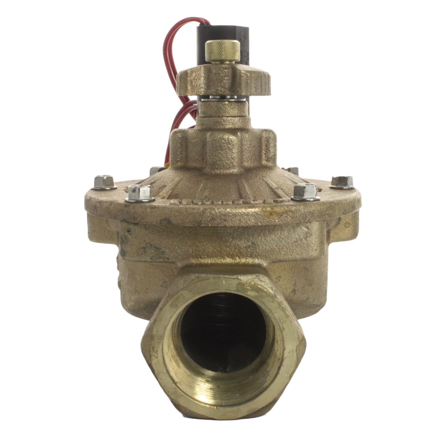Hunter IBV151GFS 1-1/2 Inch Brass Globe Valve with Filter Sentry - Perfect for Residential & Commercial Plumbing Systems, Water Filtration & Irrigation Applications