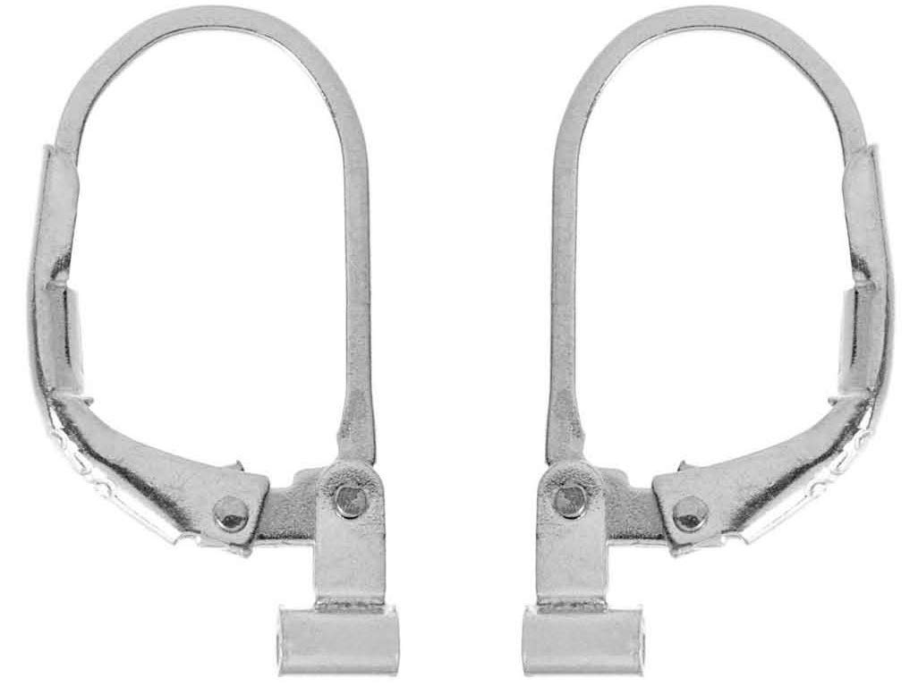 1 Pair of Gold Plated Sterling Silver Earring Converters - Transform Post Earrings to Secure Lever Back for Daily Wear & Special Occasions