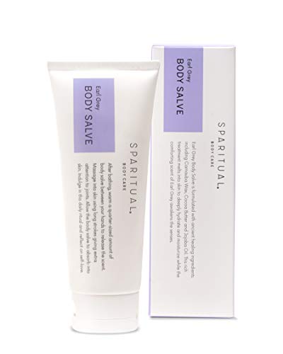 SpaRitual Vegan Body Salve - Organic Moisturizing Cream for Dry Skin - Hydrating & Nourishing Hand & Body Balm - Perfect for Massage, After Shower & Nighttime Skincare Routine