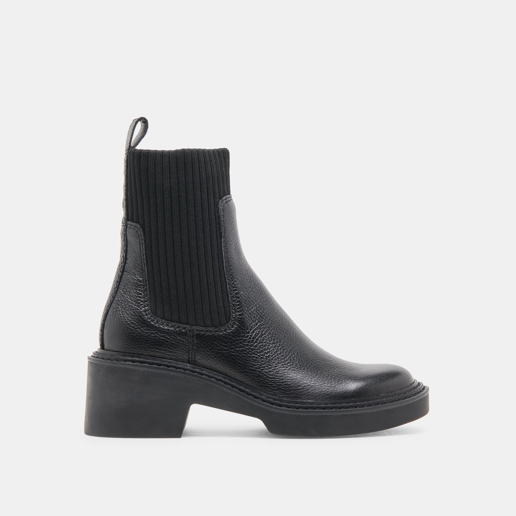 HILORA H2O Waterproof Leather Boots for Women - Black Ankle Boots with Slip-Resistant Sole | Perfect for Rainy Days, Outdoor Walking & Winter Fashion