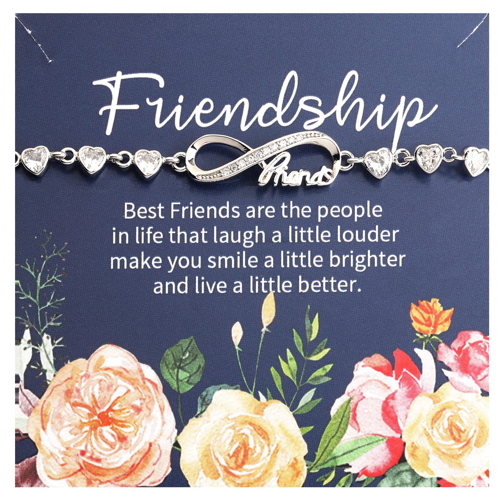 Best Friendship Bracelets for Women & Girls - Long Distance Gifts, Graduation, BFF Thank You Present - Perfect for Everyday Wear, Special Occasions & Heartfelt Connections