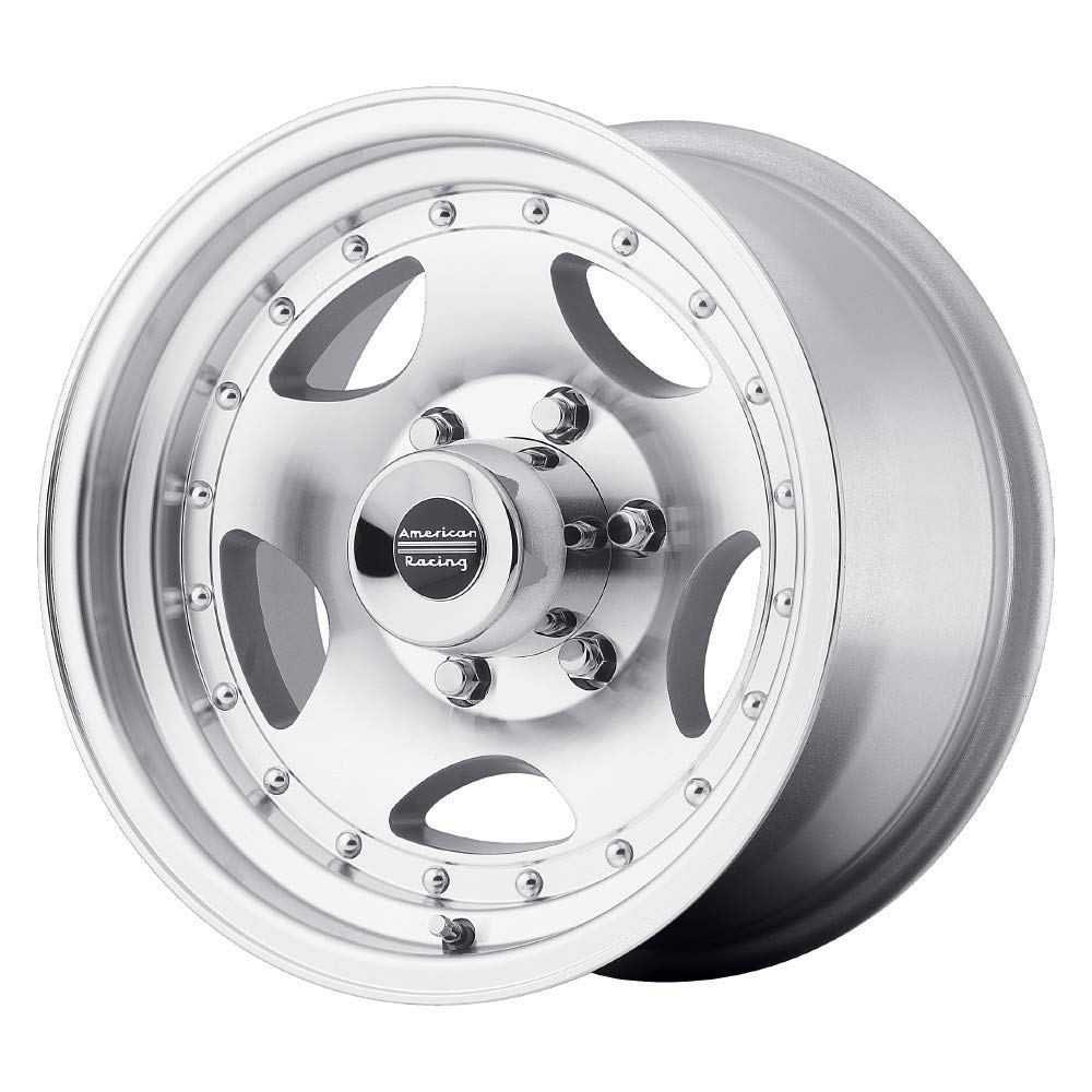 American Racing AR23 Machined with Clear Coat Wheel 15x8 5x114.30 -19mm Offset for Cars & Trucks | High-Performance Automotive Rim for Street & Off-Road Use
