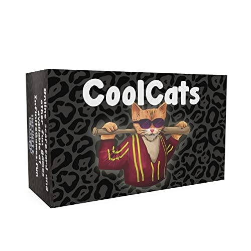 CoolCats Hilarious Party Card Game - Fun Dares & Challenges for Game Nights, White Elephant Gifts & Late Night Laughter - Perfect for Friends Gatherings & Social Events