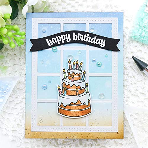 Dotted Square Frame Metal Cutting Dies for Card Making, Scrapbooking, DIY Crafts | Die Cut Templates for Photo Albums, Paper Decor & Art Projects | Perfect for Greeting Cards, Invitations & Memory Books