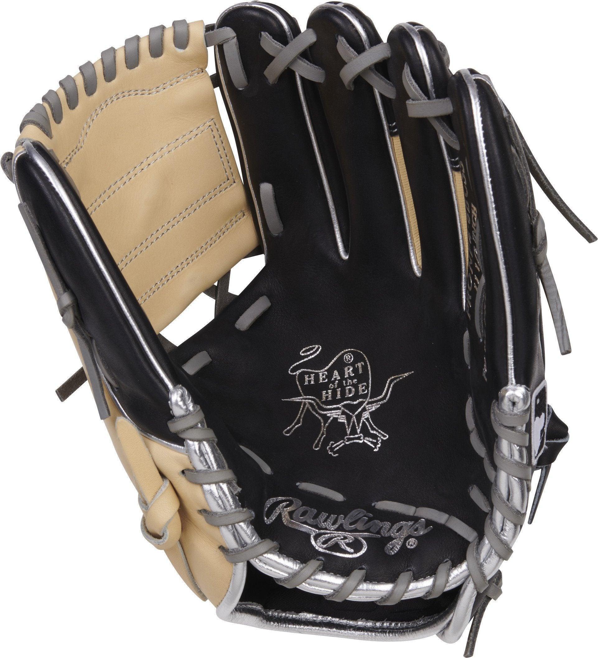 Rawlings Heart of the Hide 11.5 Inch Infield Baseball Glove - PRONP4 8BCSS | Premium Leather for Infielders | Perfect for Practice & Game Day Performance