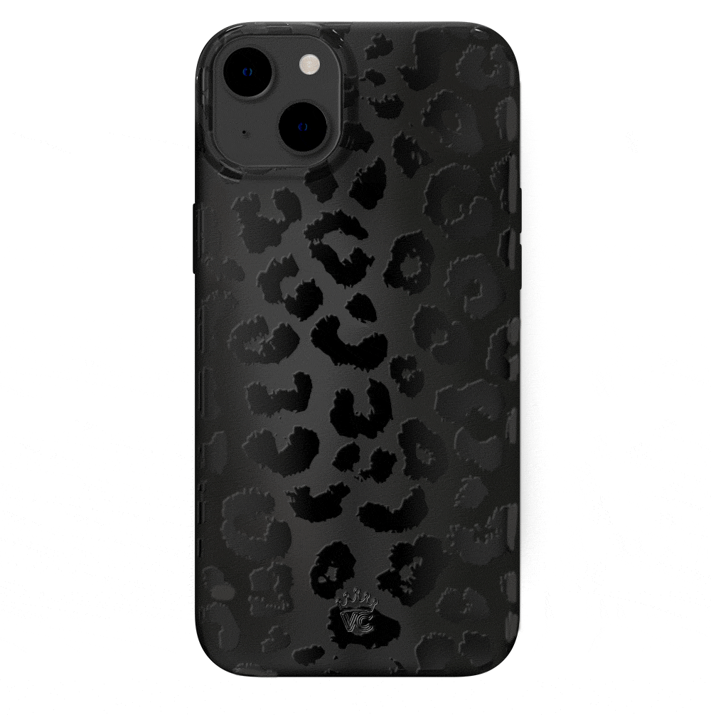 Black Leopard iPhone Case - Stylish & Durable Phone Cover for iPhone [Models] - Perfect for Everyday Protection & Fashion Statement