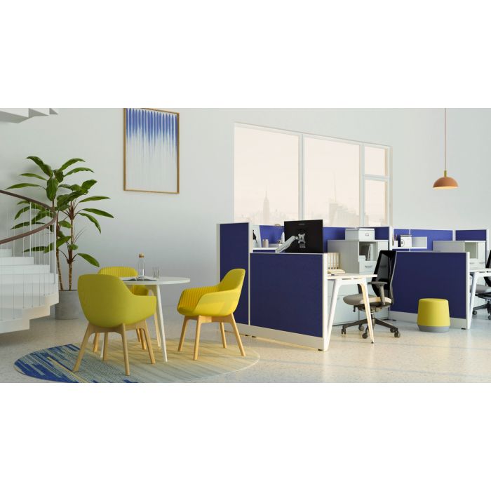 Friant Jest Guest Chair FAR SYS CH 02 - Modern Office Visitor Chair with Comfortable Seat - Perfect for Reception Areas, Conference Rooms & Waiting Lounges