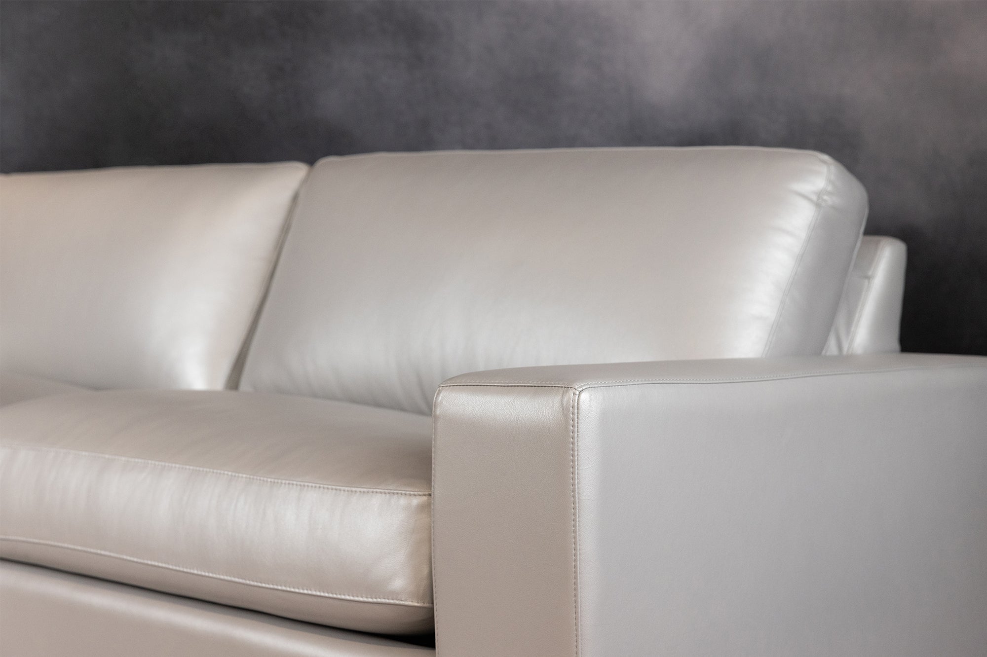 Premium STOCKHOLM Genuine Leather Sofa - Modern Luxury Living Room Furniture for Home & Office - Perfect for Relaxing, Entertaining & Stylish Decor