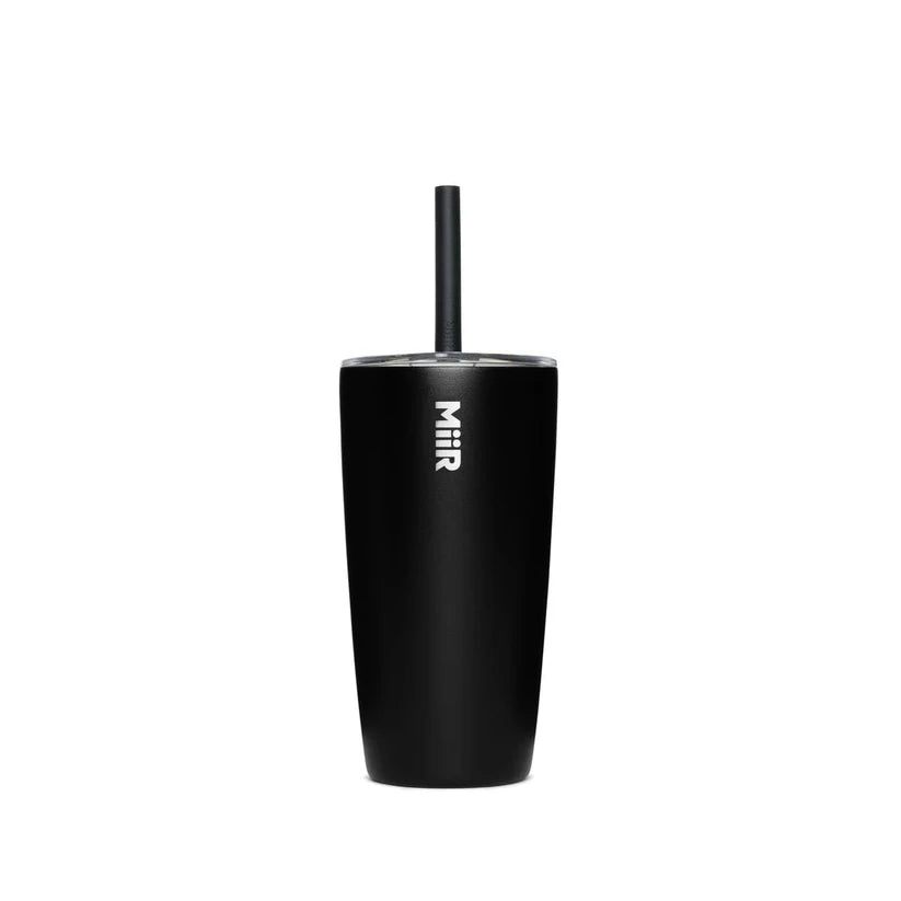 MiiR 16oz Stainless Steel Straw Tumbler - Vacuum Insulated, Leak-Proof, BPA-Free - Perfect for Coffee, Tea & Cold Drinks at Home, Office or Travel
