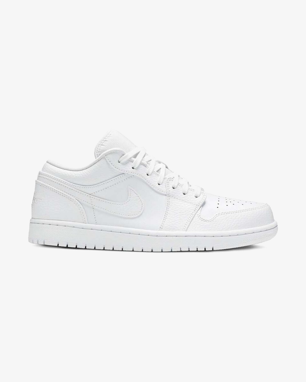 Nike Air Jordan 1 Low Triple White Sneakers 2022 - Men's Basketball Shoes for Casual Wear & Street Style