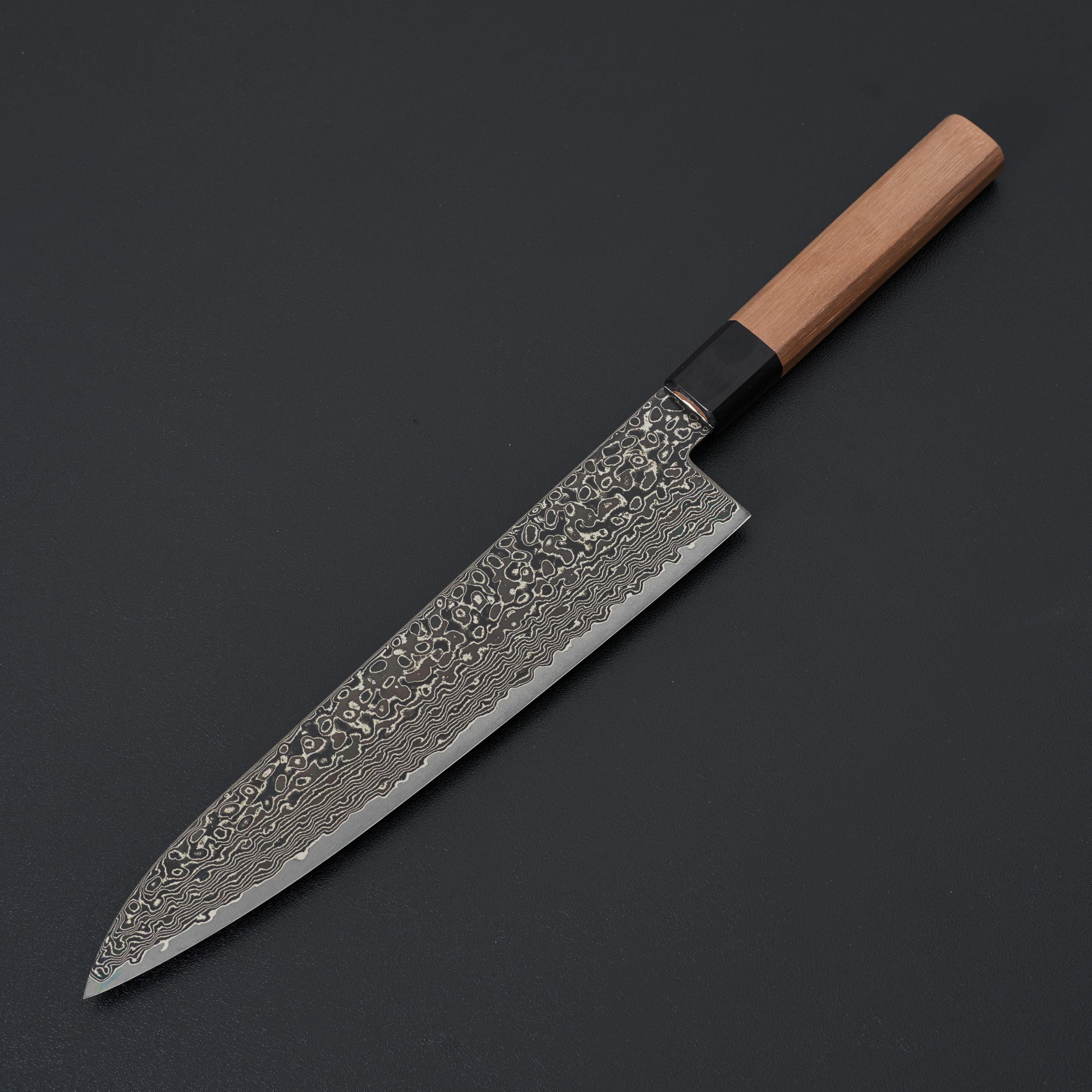 Premium Kagekiyo ZA 18 Black Damascus Gyuto Japanese Chef Knife 240mm - High Carbon Steel Blade for Professional Chefs & Home Cooking, Perfect for Slicing, Dicing & Meat Cutting