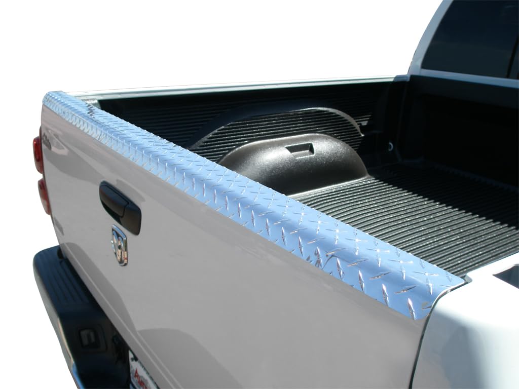 TC1411DP Diamond Treadbrite Polished Aluminum Tailgate Cap for Chevy & GMC Trucks | Durable Truck Accessory for Enhanced Style & Protection | Perfect for Off-Roading, Work Sites & Daily Commutes