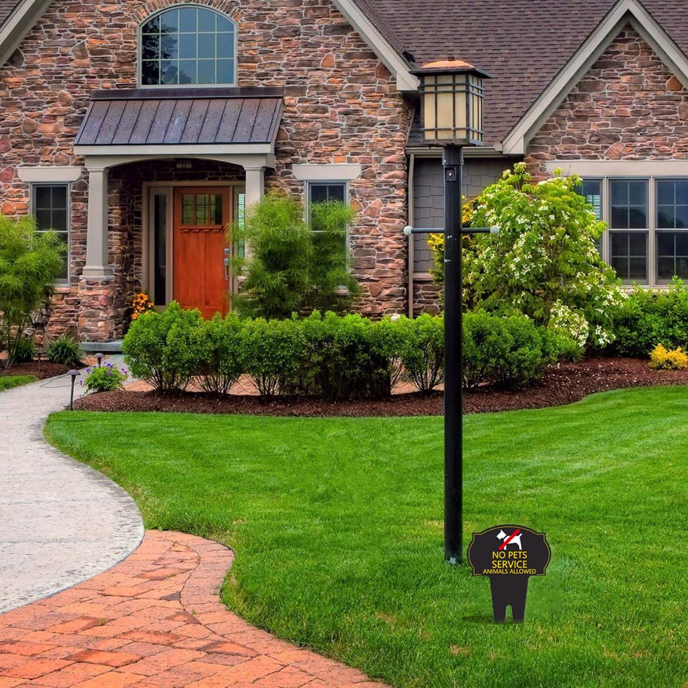 Dog Poop Warning Sign - 'Please Clean Up After Your Dog' Yard Sign for Lawn & Garden Protection (2 Pack) - Deter Pets from Defecating on Your Property | Perfect for Front Yards, Parks & Neighborhoods
