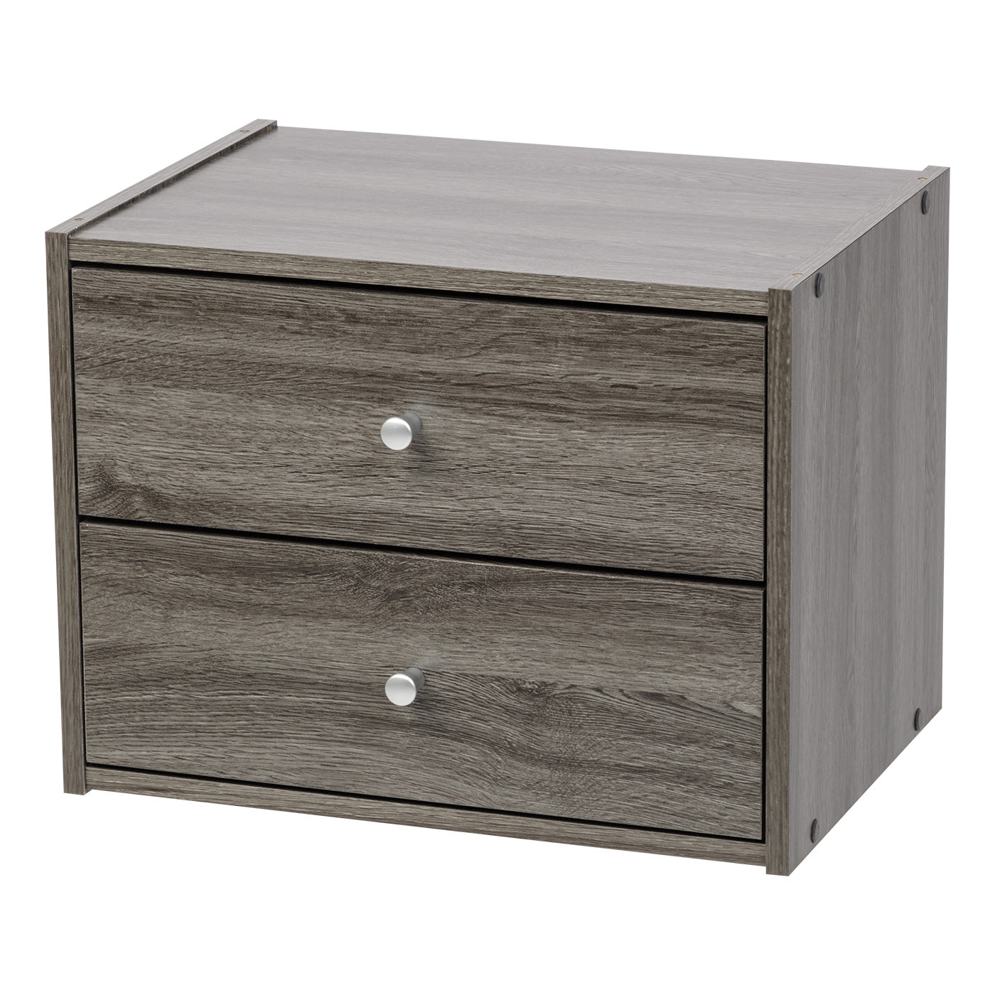 Modular Wood Stacking Box with Drawers - Organize Your Space - Perfect for Home Office, Nursery & Closet Storage