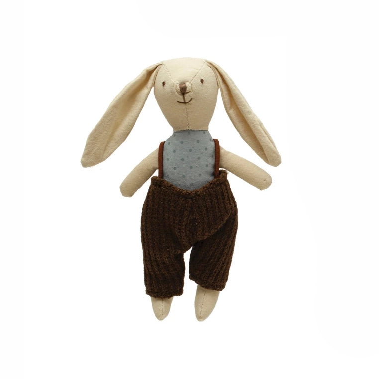 Soft Cotton Linen Mini Animal Dolls - Adorable Handmade Stuffed Plush Toys for Kids & Nursery Decor | Perfect for Baby Showers, Birthday Gifts & Playtime Companions