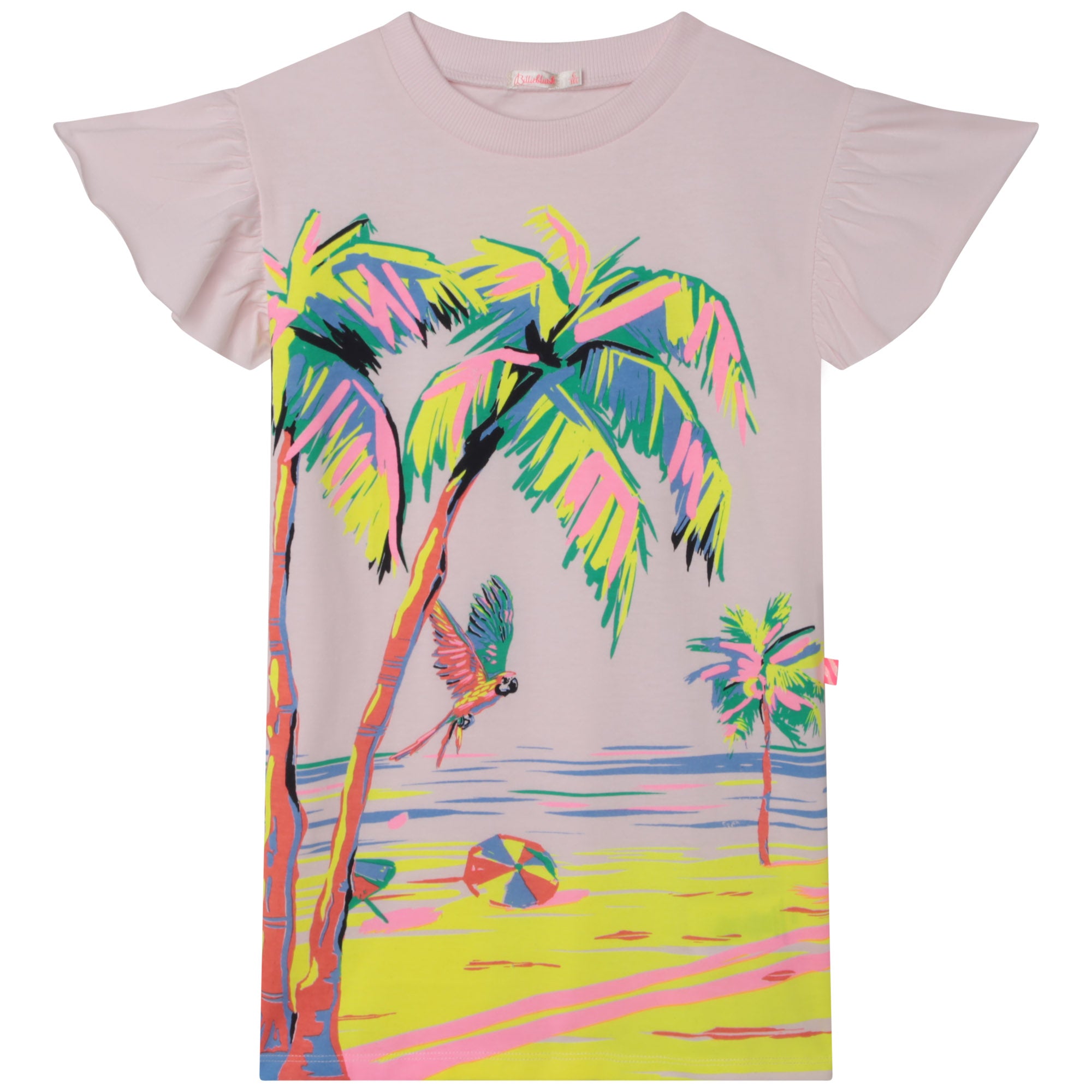 Billieblush Women's Short Sleeve Casual Dress - Flowy Summer Dress with Pockets for Outdoor, Beach, and Party Wear