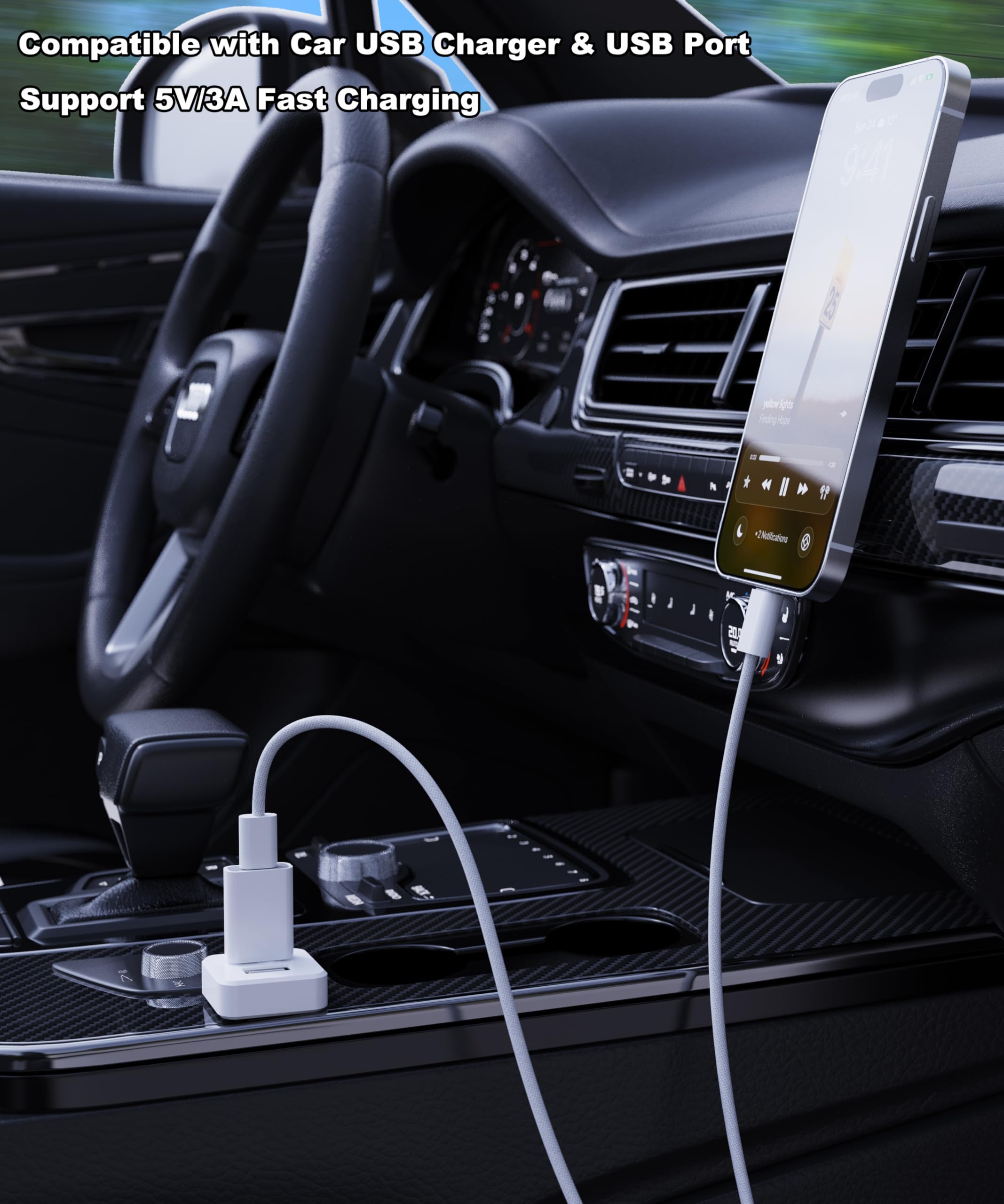 USB C Female to USB Male Adapter - Type C to A Charger Converter Compatible with iPhone 16/15/14/13/12 Pro Max/Mini, iPad, AirPods, Galaxy Note & Google Pixel 9/8/7 XL - Perfect for Travel, Office & Home Charging Solutions