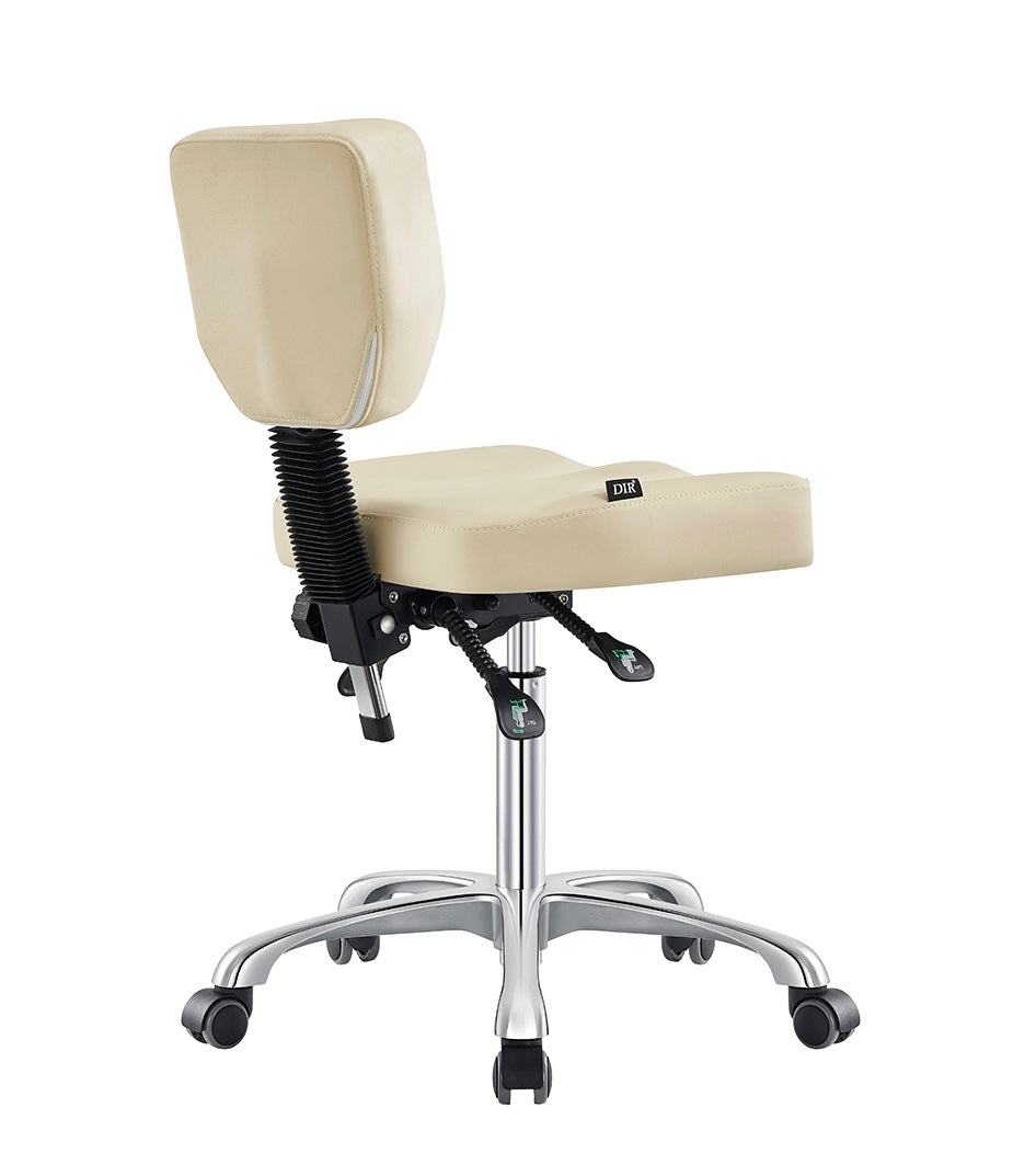 Cadence Medical Stool - Adjustable Rolling Stool for Doctors, Nurses & Dentists | Ergonomic & Mobile Healthcare Stool for Clinics, Hospitals & Dental Offices