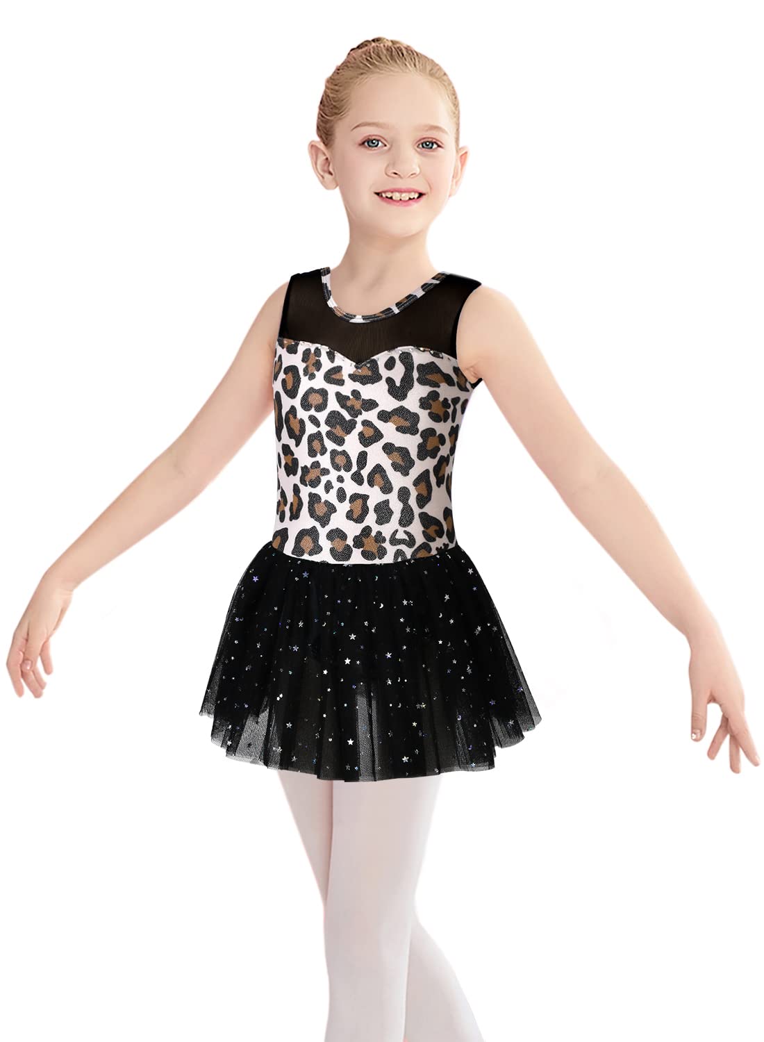 Belovance Toddler Ballet Leotard for Girls - Flutter Sleeve Dance Dress with Tutu Skirt - Black, Purple, Pink - Perfect for Ballet, Gymnastics & Recitals - Soft & Comfortable Leotard for Toddler Dance Classes