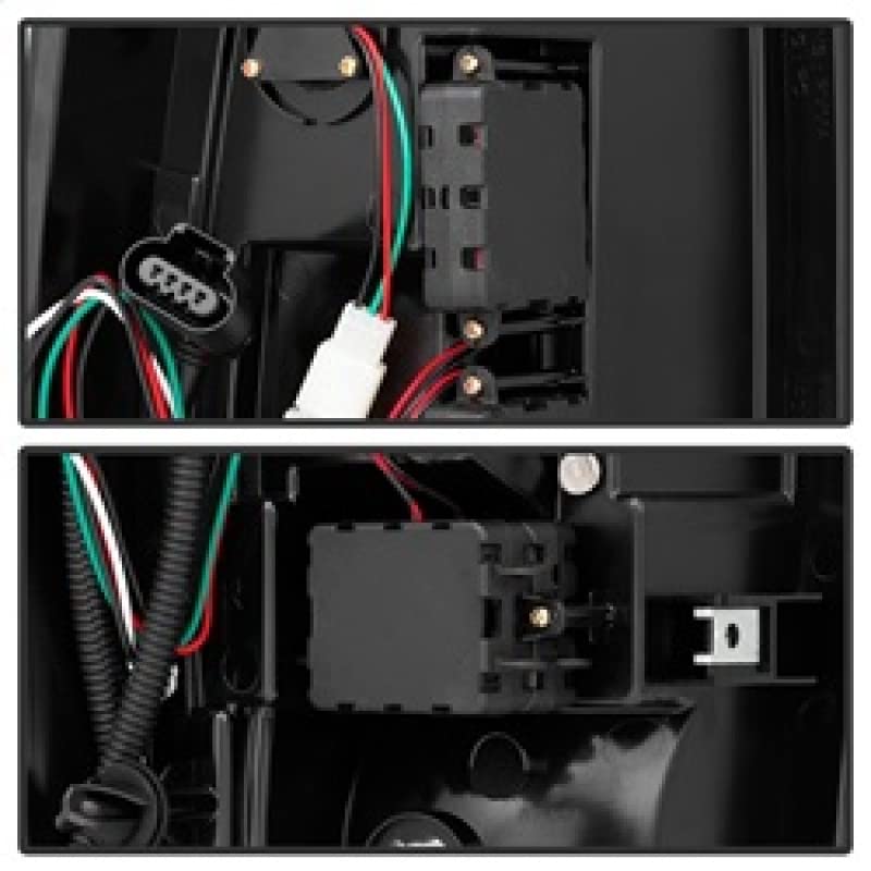 Spyder Auto 5032461 LED Tail Lights Black/Clear - High-Performance Brake Lights for Trucks & SUVs