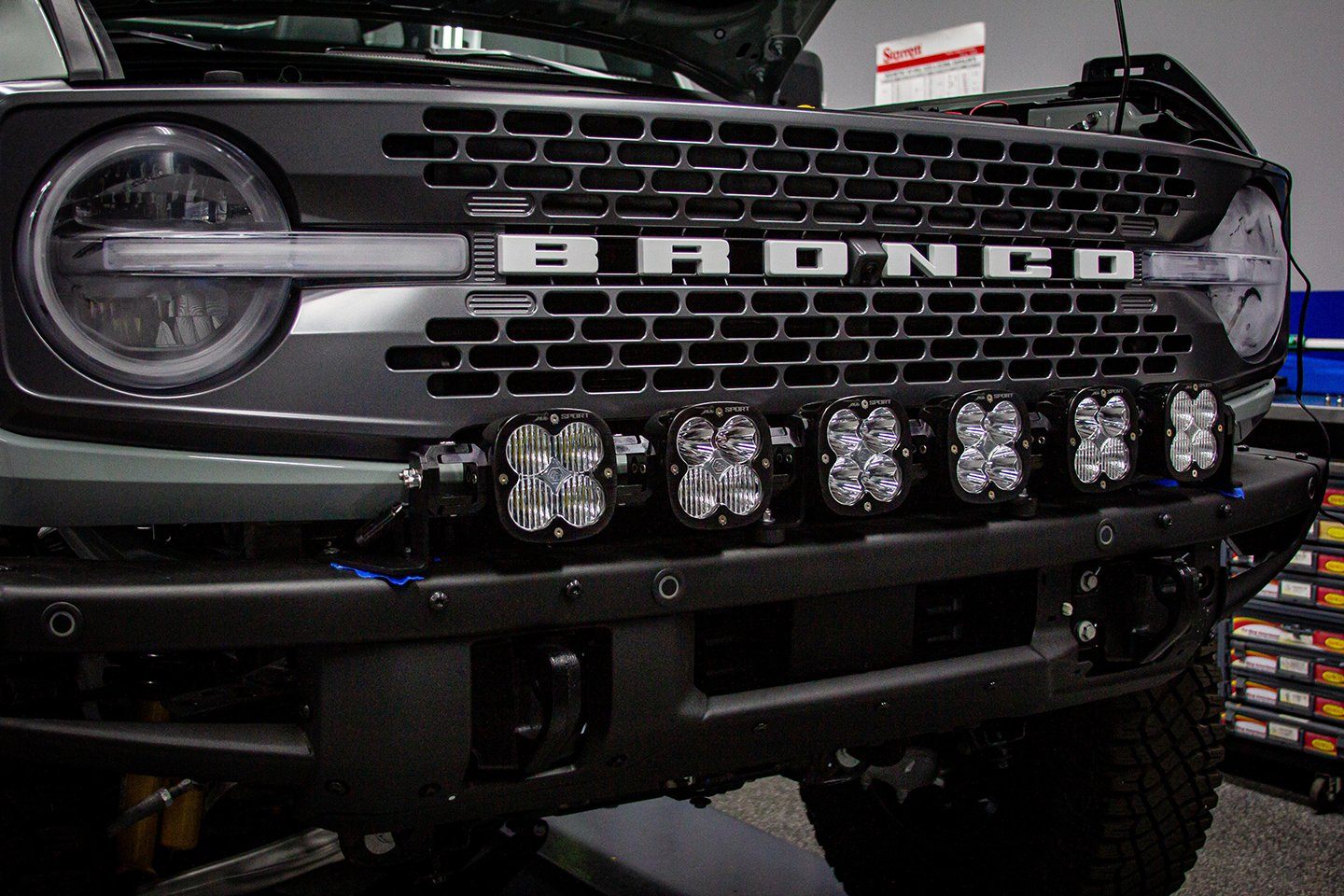 2021-2024 Ford Bronco Baja Designs 6 XL Linkable LED Light Kit - Off-Road Lighting for Adventure & Night Driving