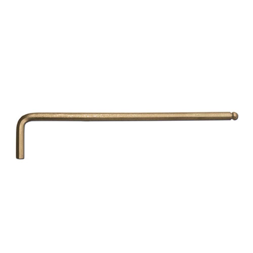 Hexagonal Ballpoint Key Wrench - 7mm Non-Sparking Cu-Be Alloy for Automotive, Industrial & Electrical Maintenance