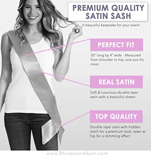 2020 Graduation Rhinestone Sash - Elegant High School & College Grad Gift with Sparkling Crystals for Commencement Ceremony, Photo Shoots & Party Decorations