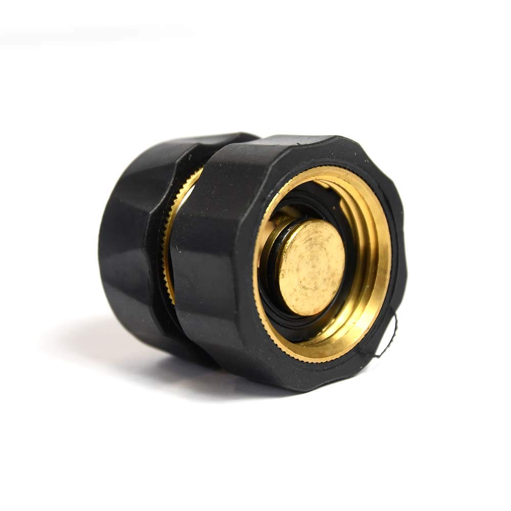 Thrifco 4400395 3/4 Inch Female GHT Brass Quick Connect Adapter - High-Quality Brass Fitting for Garden Hose, Irrigation Systems & Outdoor Watering