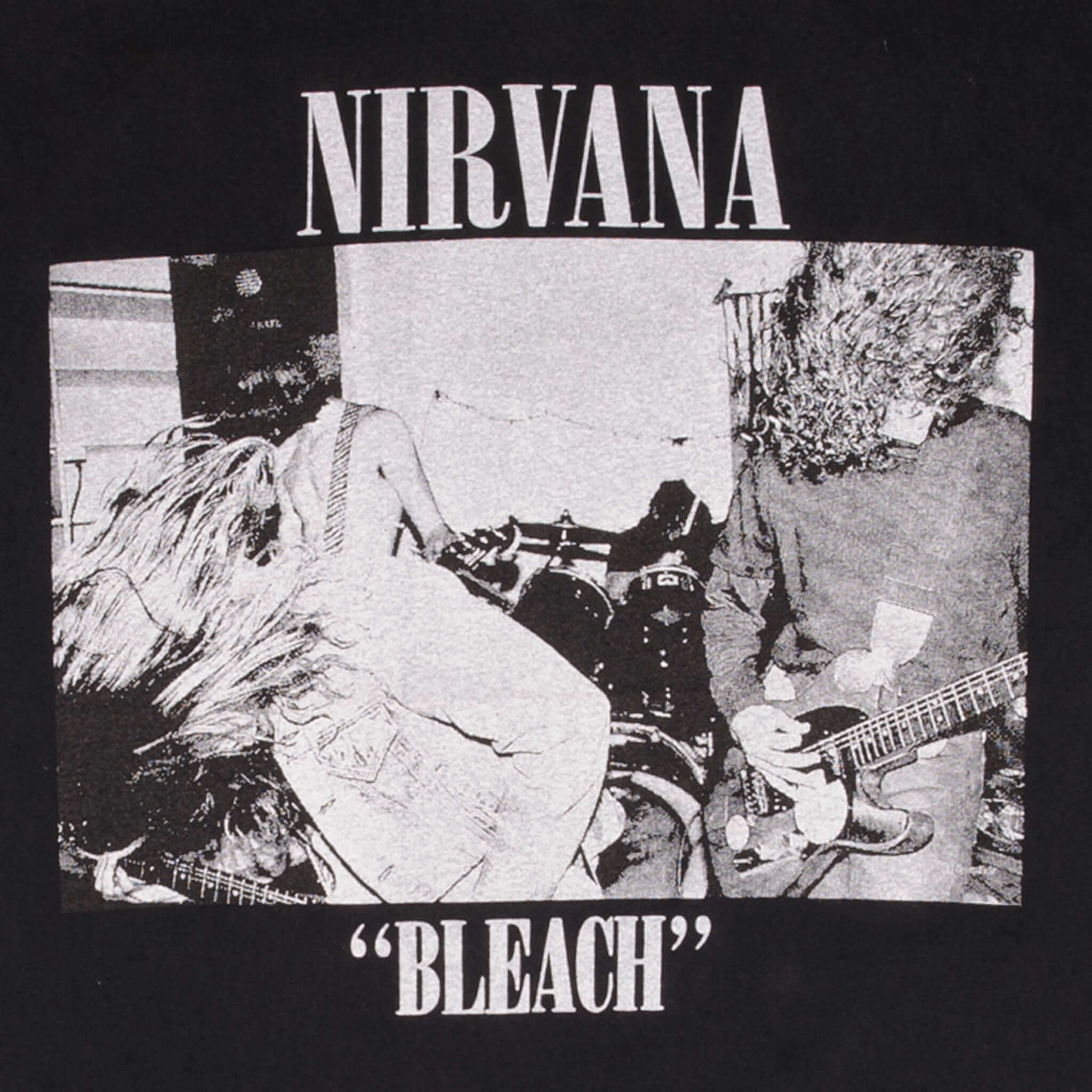 Vintage Nirvana Bleach Sub Pop T-Shirt XL - 100% Cotton Single Stitch Made in USA - Grunge Band Tee for Concerts & Casual Wear