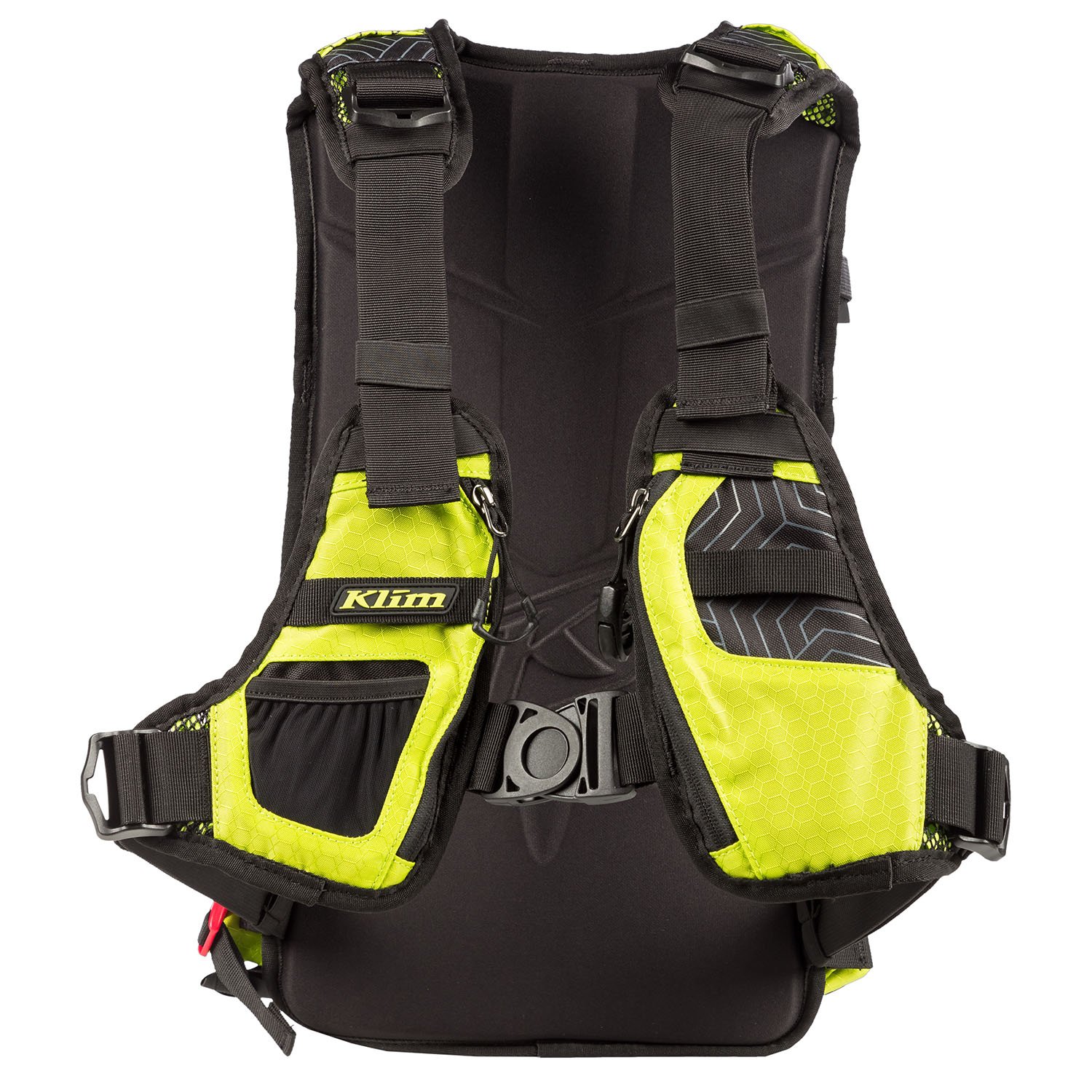 KLIM Nac Pak Technical Backpack - Shape Shift 3L Hydration Pack with Hydrapak Reservoir - Lightweight Hiking & Cycling Backpack for Outdoor Adventures (Lime Green)