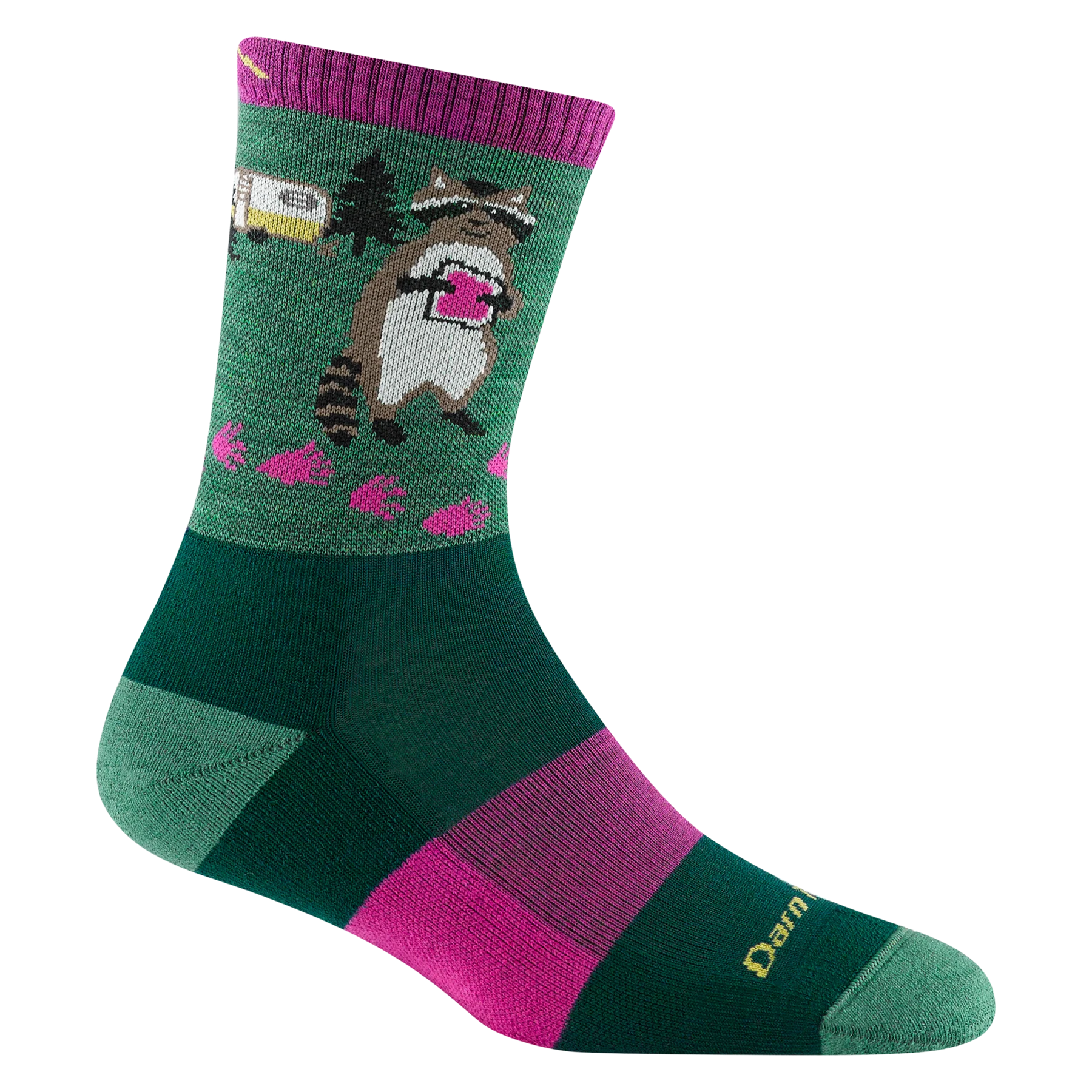 Darn Tough Women's Critter Club Hiker Lightweight Micro Crew Socks - Moisture-Wicking Hiking Socks for Outdoor Adventures & Everyday Comfort