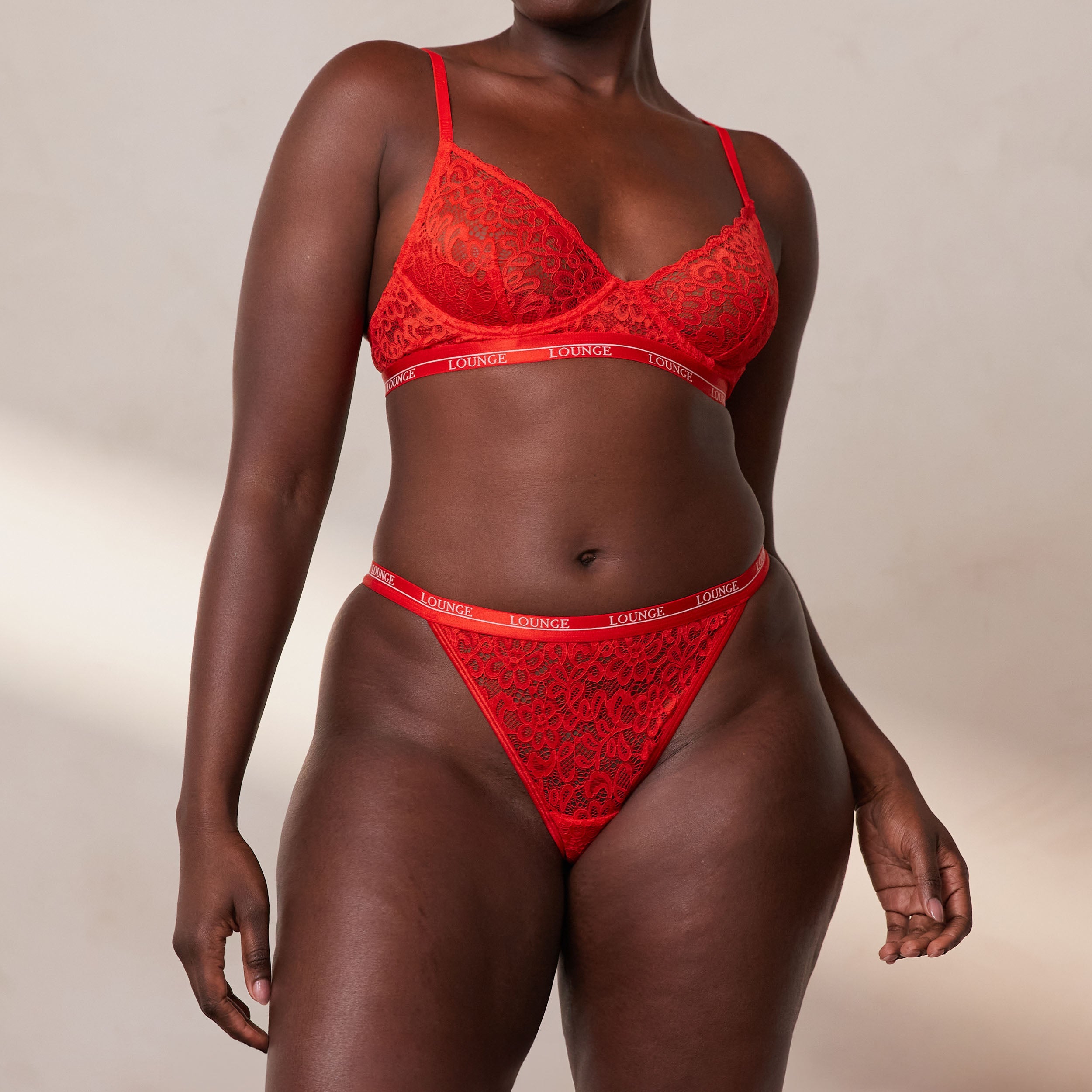 Balcony Bra - Comfortable & Supportive Red Lingerie for Women | Perfect for Everyday Wear & Special Occasions