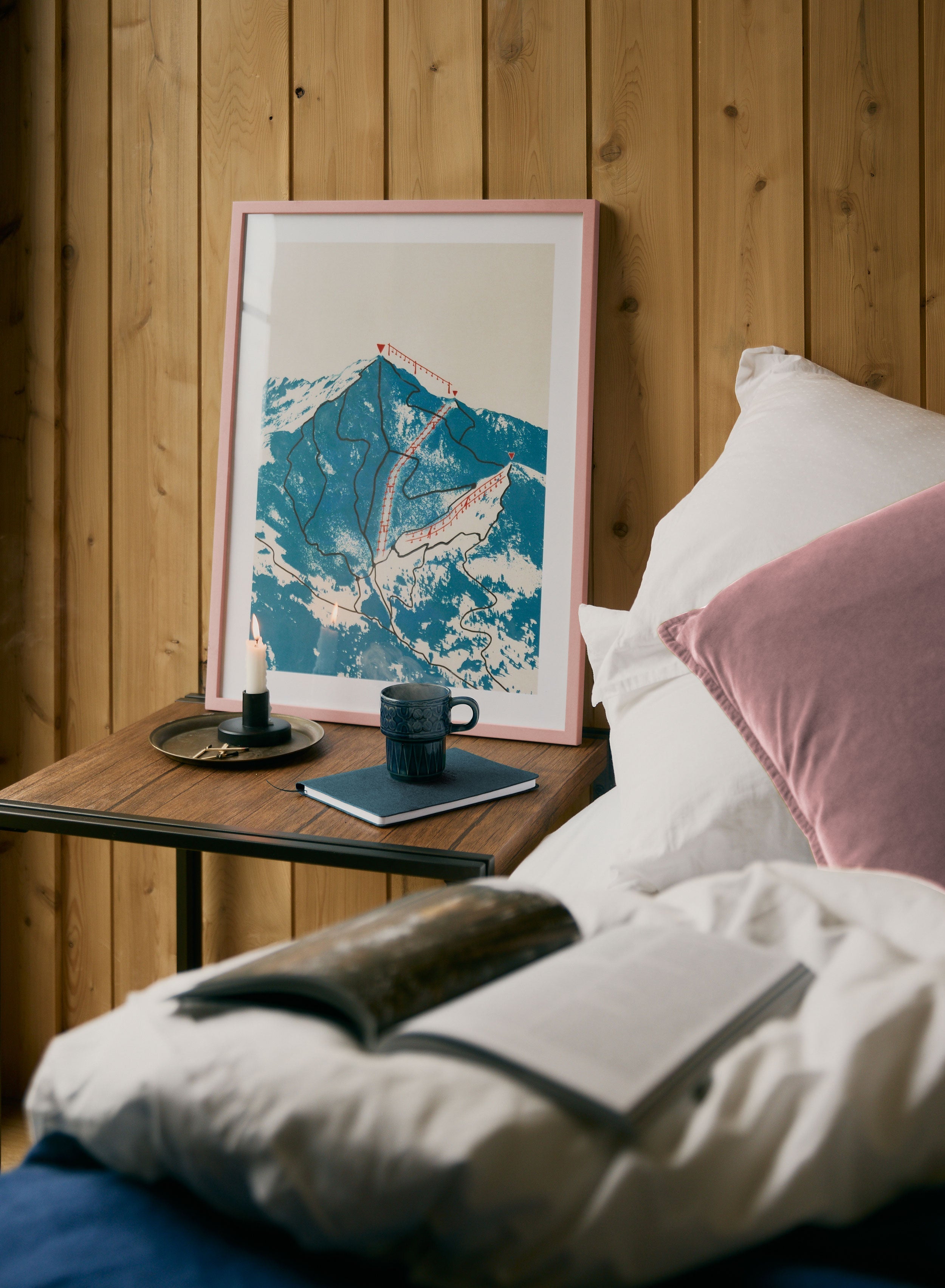 16x20 Inch Pink Wood Picture Frame (41x51 cm) - Perfect for Wall Decor, Photo Display, and Home Office Aesthetics