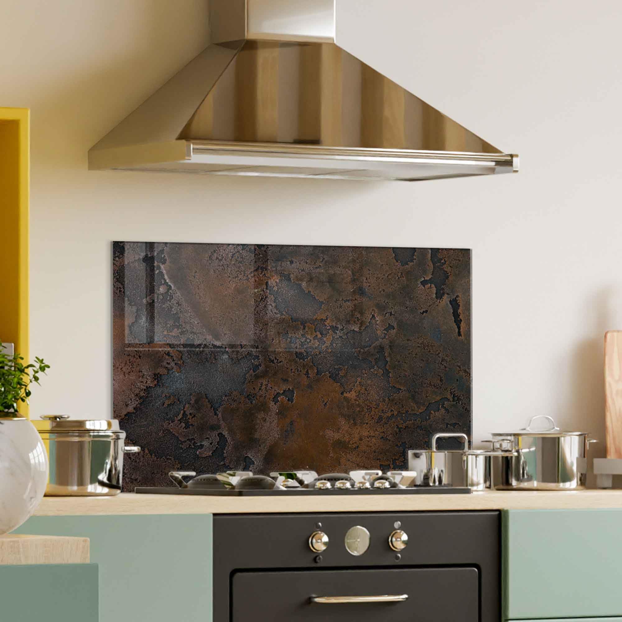 Premium Tempered Glass Kitchen Backsplash - 39.5x27.5