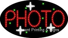 Photo Flashing & Animated LED Sign - Energy Efficient High Impact Light Display for Bars, Parties & Home Decor