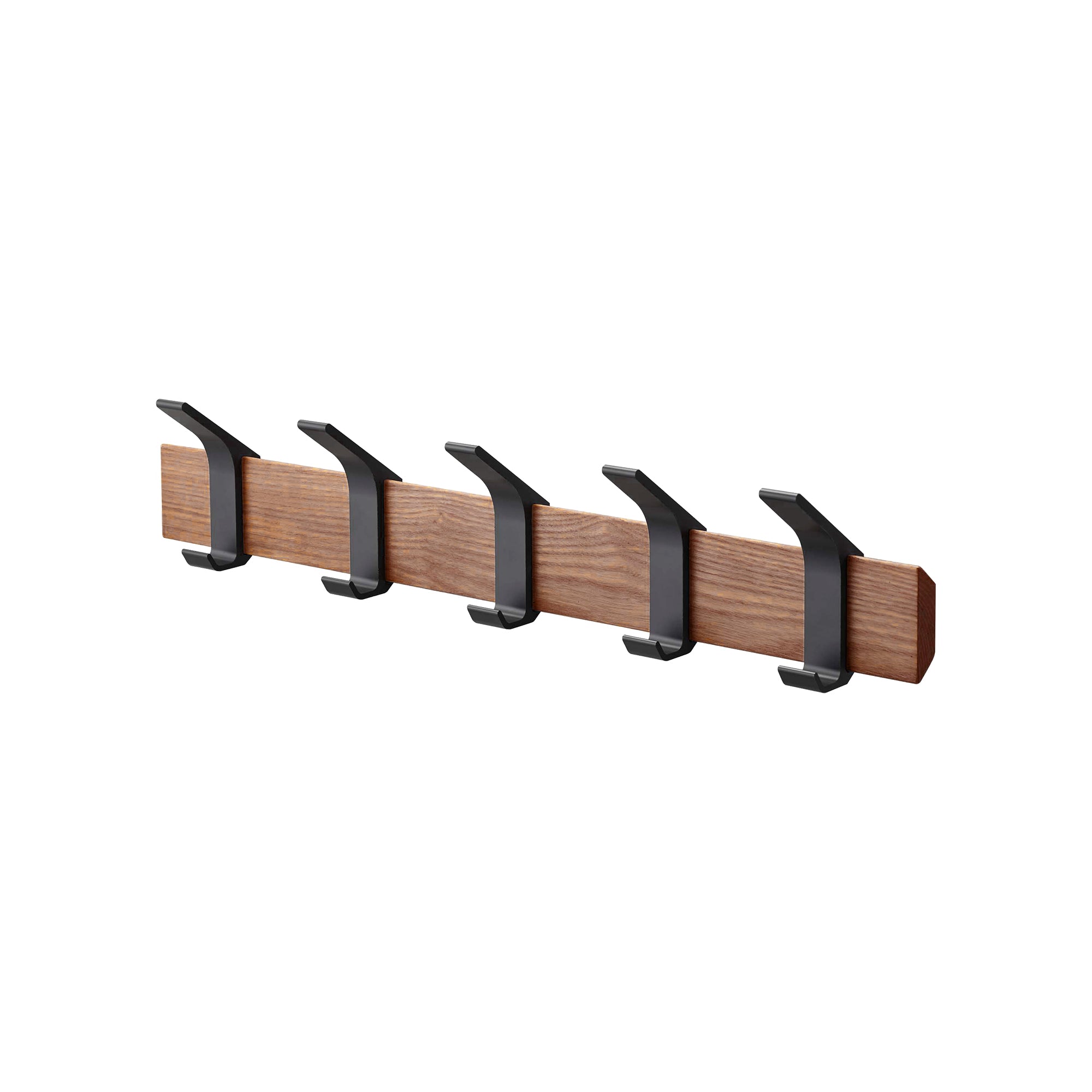 Wall Mounted Coat Rack - Sturdy Steel & Wood Hooks for Jackets, Hats & Bags - Perfect for Entryway, Mudroom & Bedroom Organization