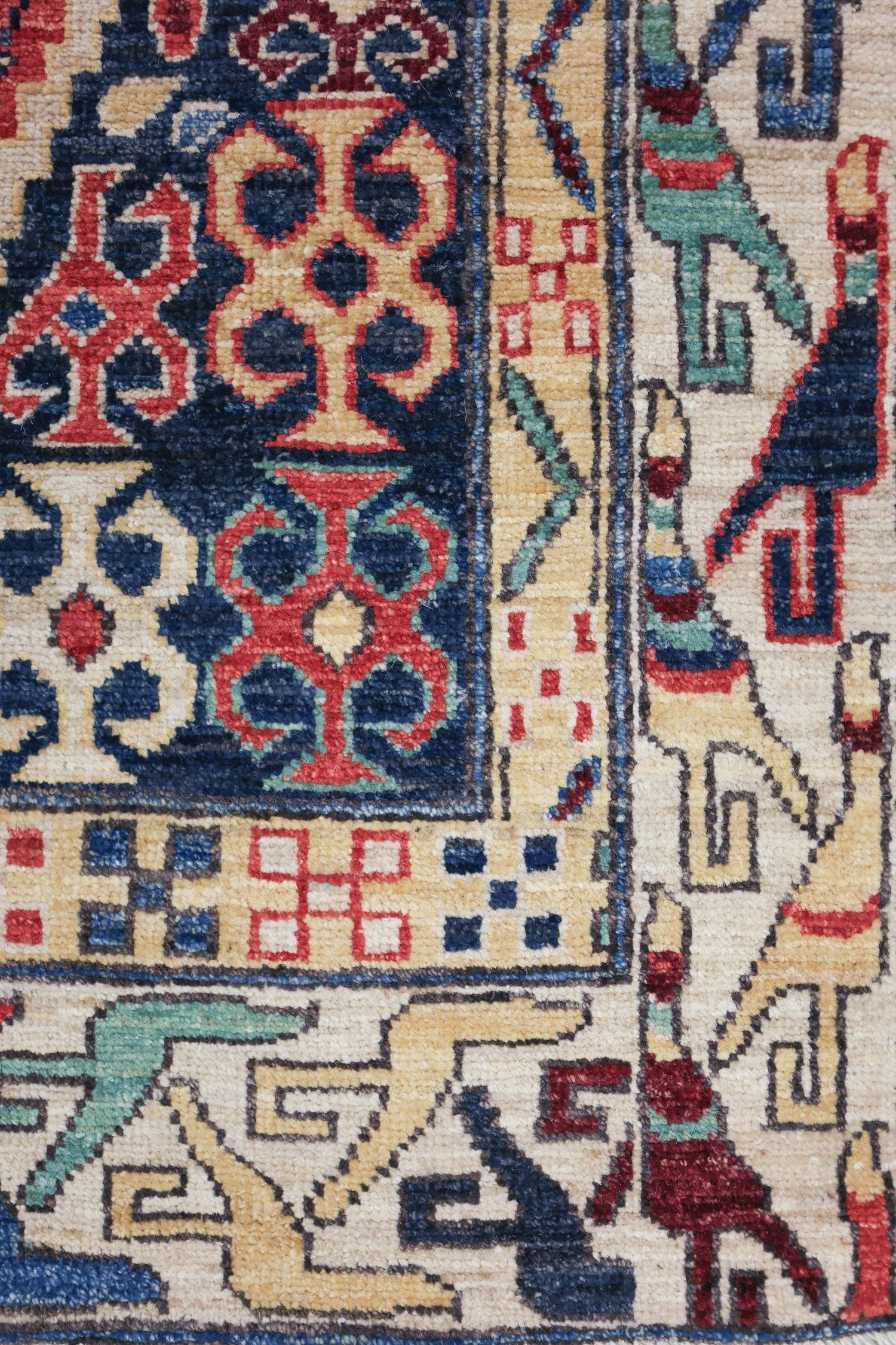Handwoven Tribal Rug - Baku J74706 - Boho Chic Home Decor, Perfect for Living Room, Bedroom, or Office