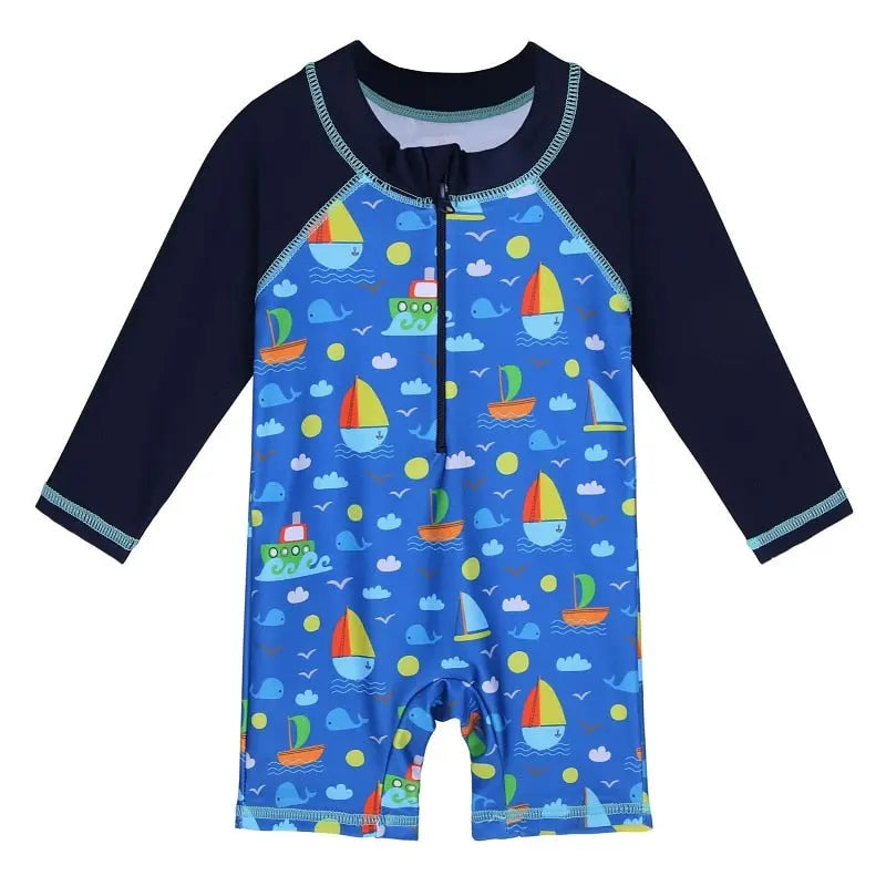 Cartoon Wetsuits for Kids 0-6 Years Old | Baby Swimwear for Boys & Girls | Perfect for Beach, Pool & Water Play