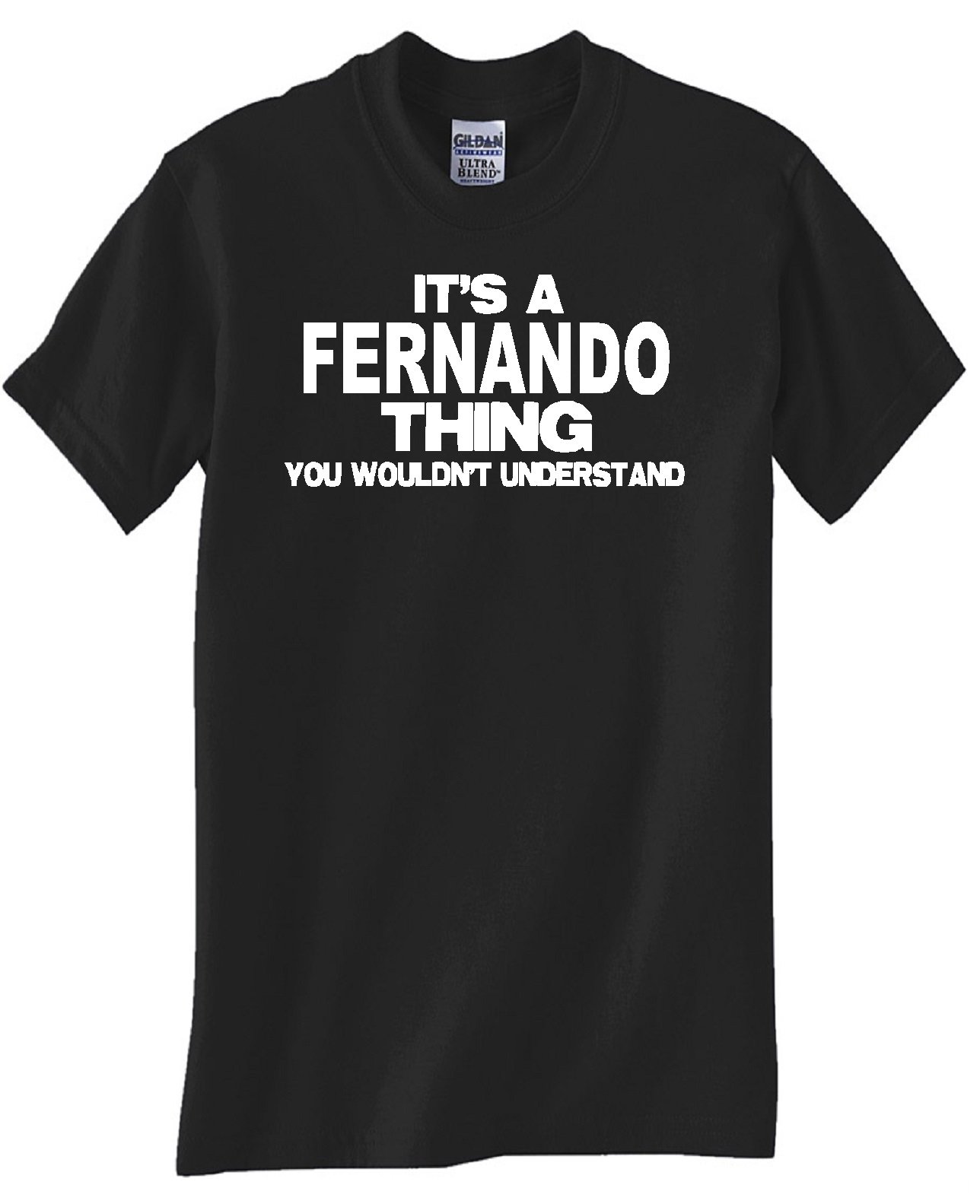 STUFF WITH ATTITUDE Fernando Black Graphic T-Shirt for Men - Cool Casual Streetwear Tee for Everyday Wear & Urban Fashion
