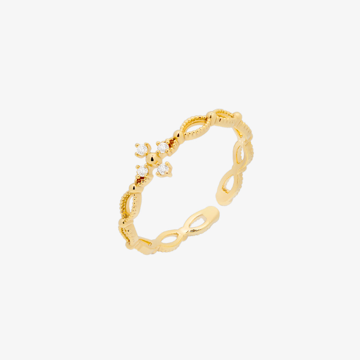 Elegant Cubic Cross Ring for Women - Sterling Silver or Gold Plated Christian Jewelry - Perfect for Gifts, Weddings, and Everyday Wear
