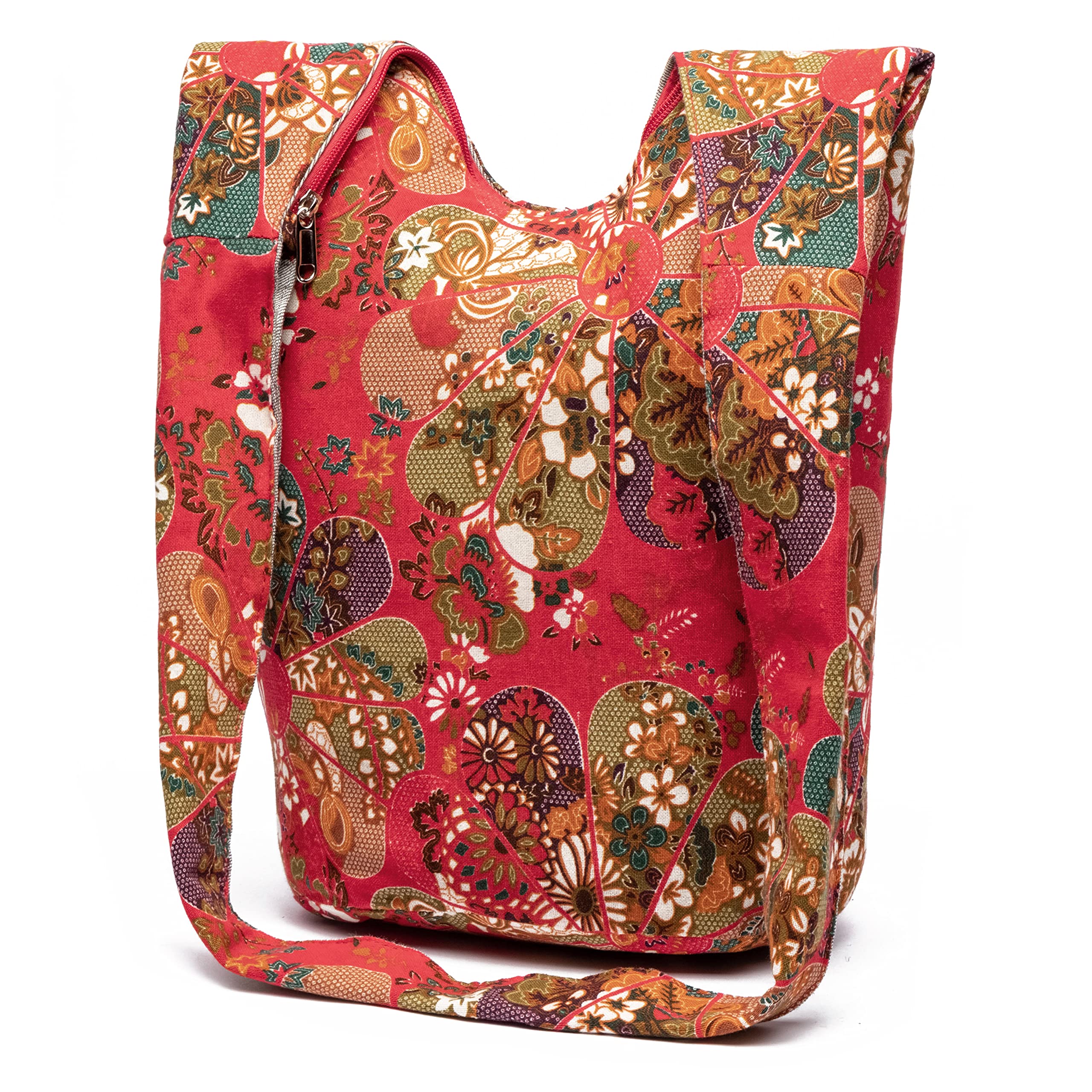 Stylish Women's Bohemian Crossbody Bag - Fashionable Canvas Shoulder Handbag with Animal Print for Everyday Use, Travel & Casual Outings