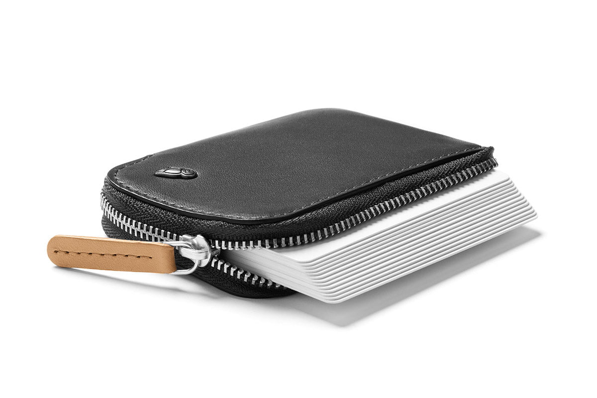 Bellroy Slim Leather Card Holder - RFID Blocking Minimalist Wallet for Men & Women | Perfect for Everyday Carry, Travel & Business Use