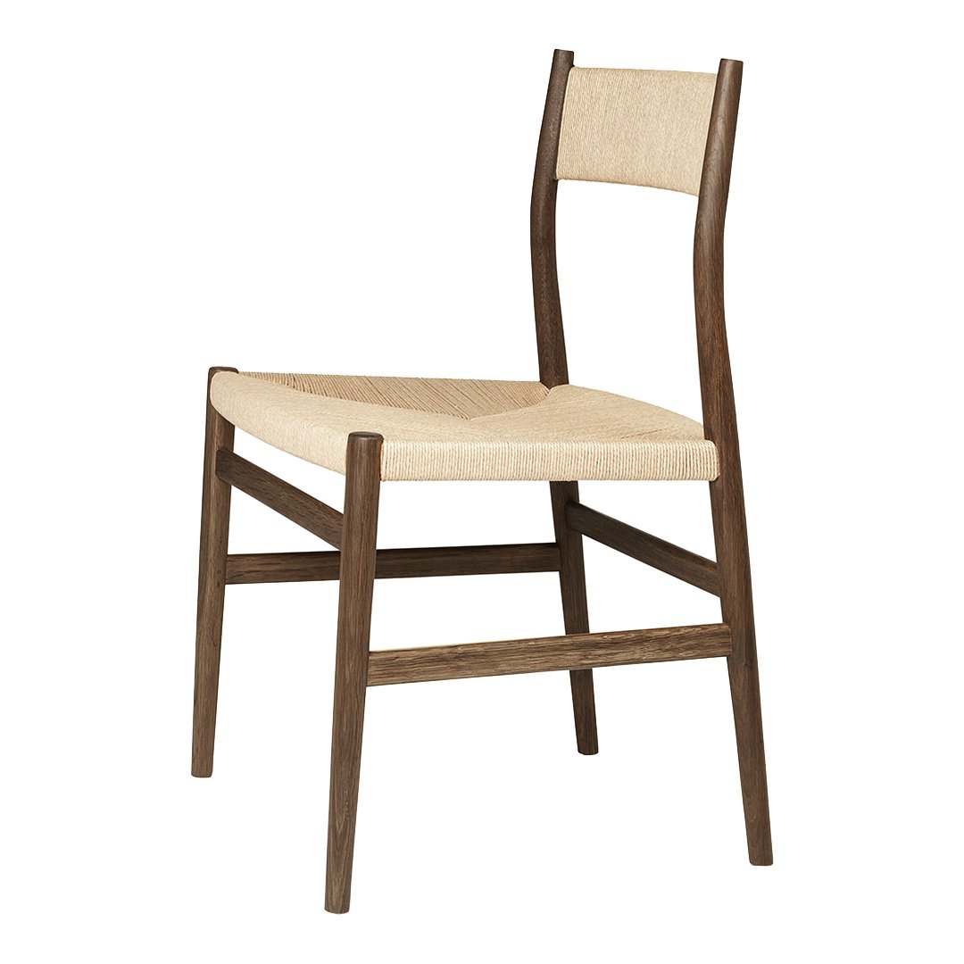 Arv Dining Chair with Paper Cord Seat - Modern & Eco-Friendly Wooden Chair for Kitchen, Dining Room, or Office - Comfortable & Stylish Seating Solution
